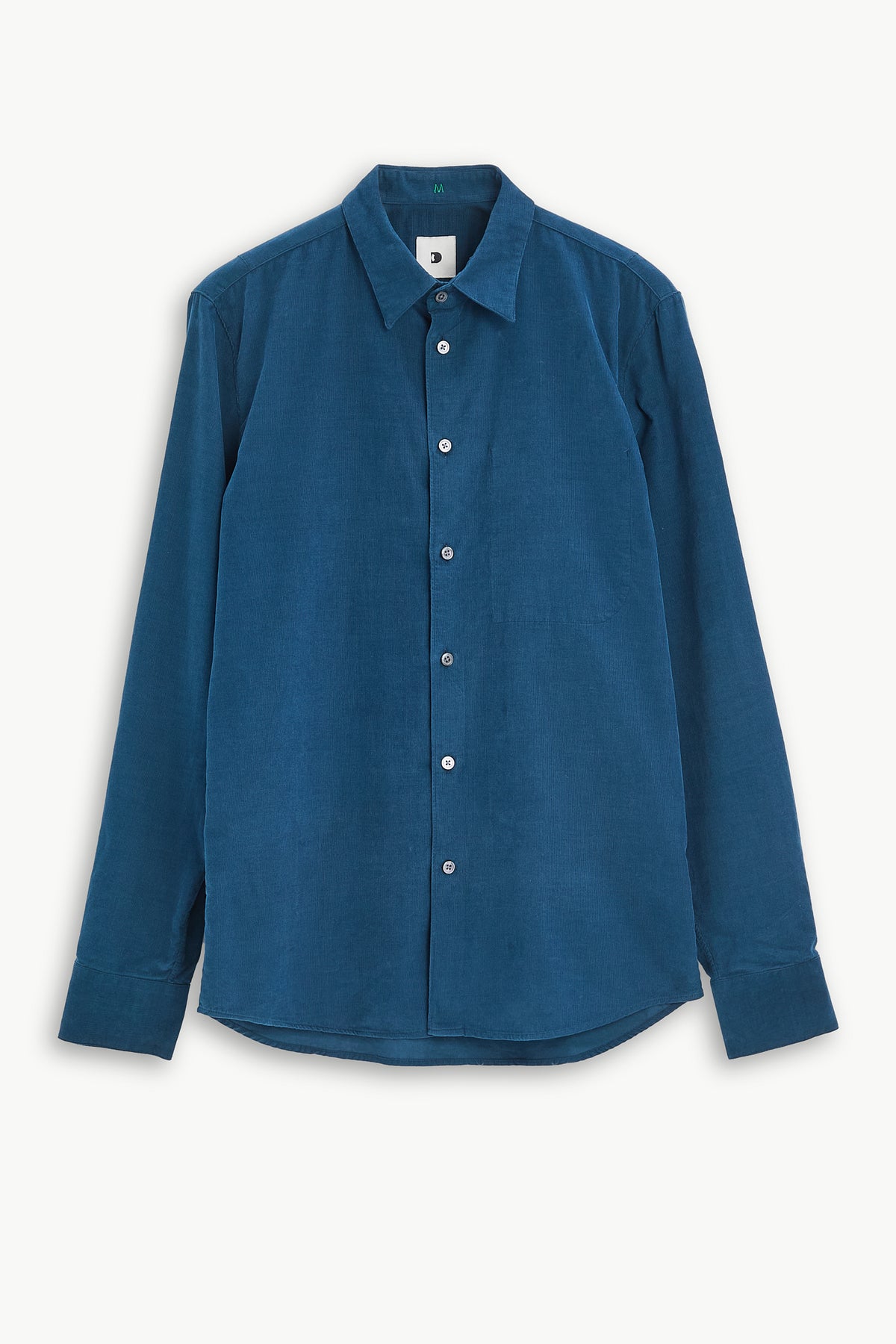 Feel Good Shirt in Emerald Blue Italian Cord