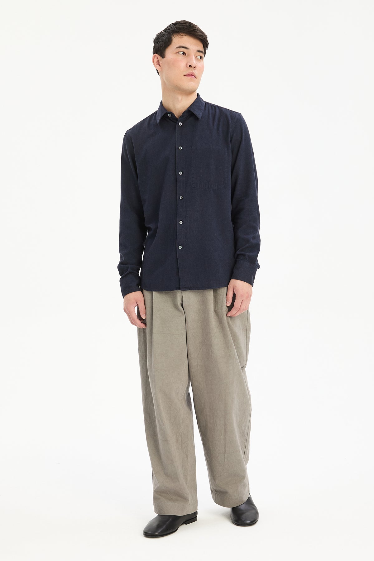 Feel Good Shirt in Italian Blend of Organic Cotton and Tencel