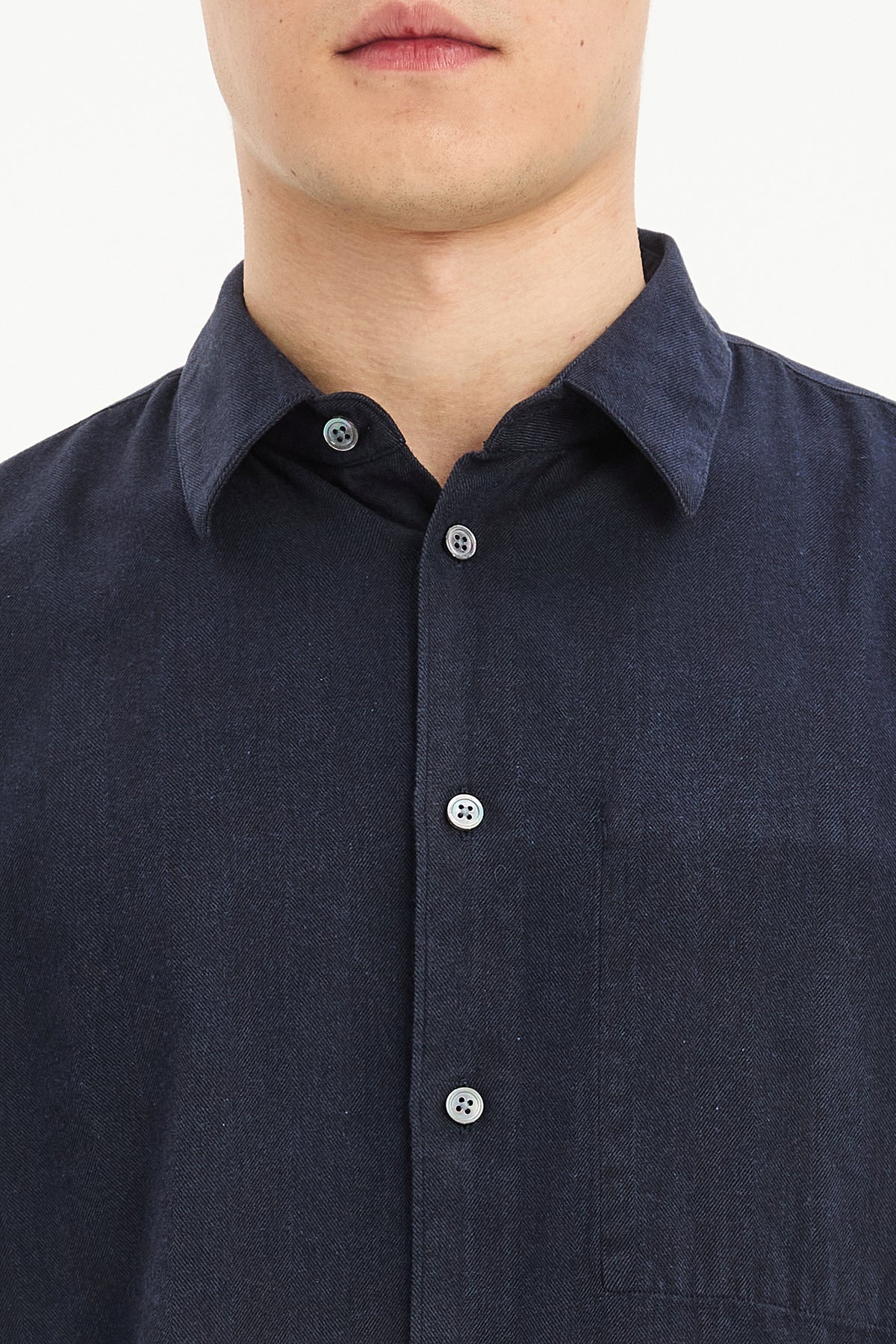 Feel Good Shirt in Italian Blend of Organic Cotton and Tencel