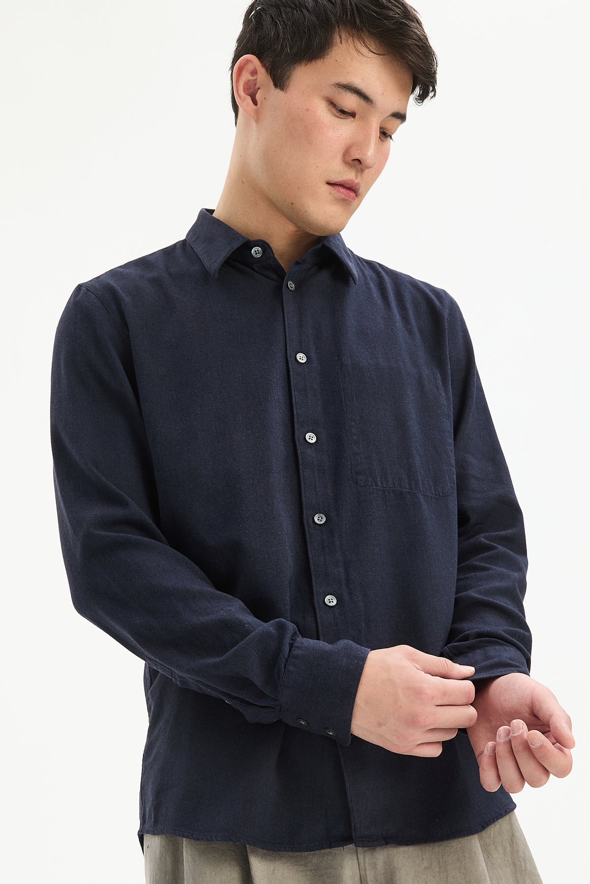 Feel Good Shirt in Italian Blend of Organic Cotton and Tencel