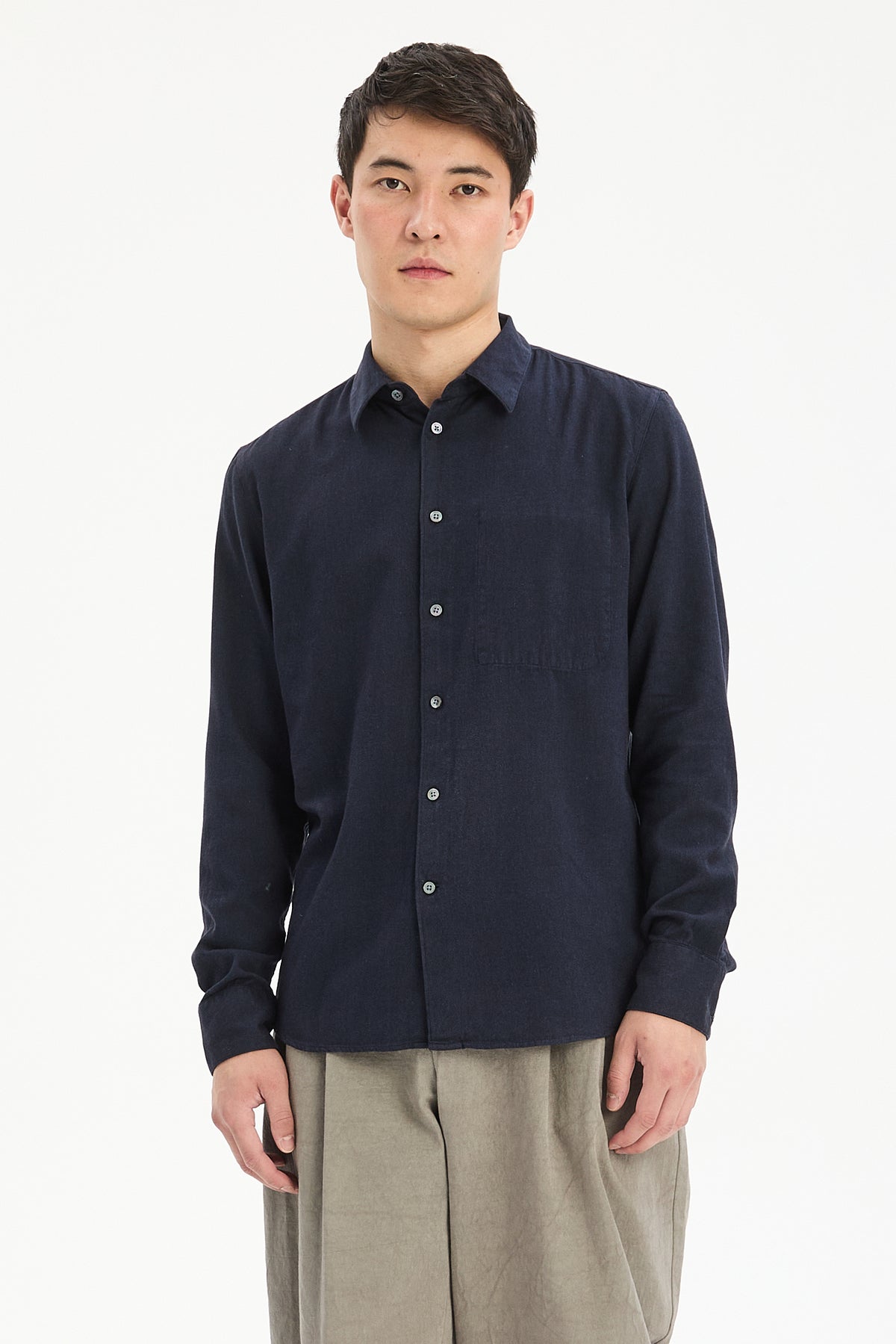 Feel Good Shirt in Italian Blend of Organic Cotton and Tencel