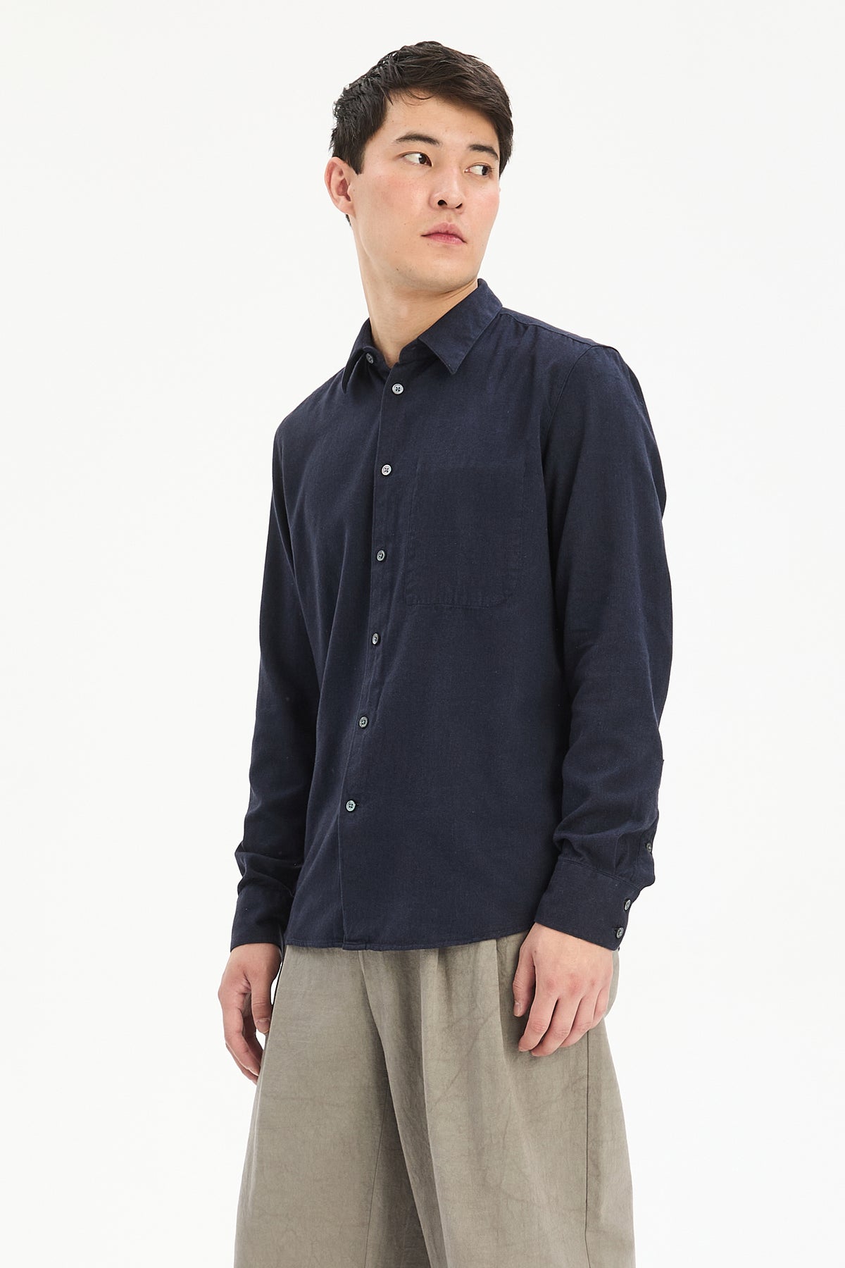 Feel Good Shirt in Italian Blend of Organic Cotton and Tencel