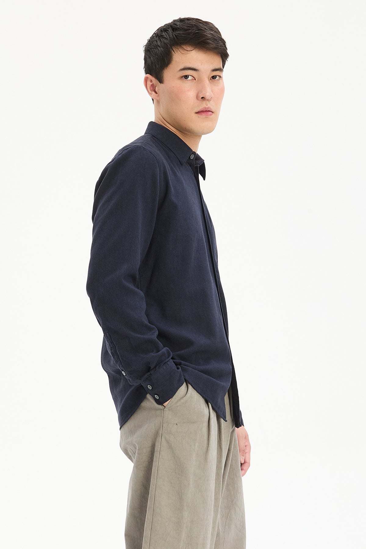 Feel Good Shirt in Italian Blend of Organic Cotton and Tencel