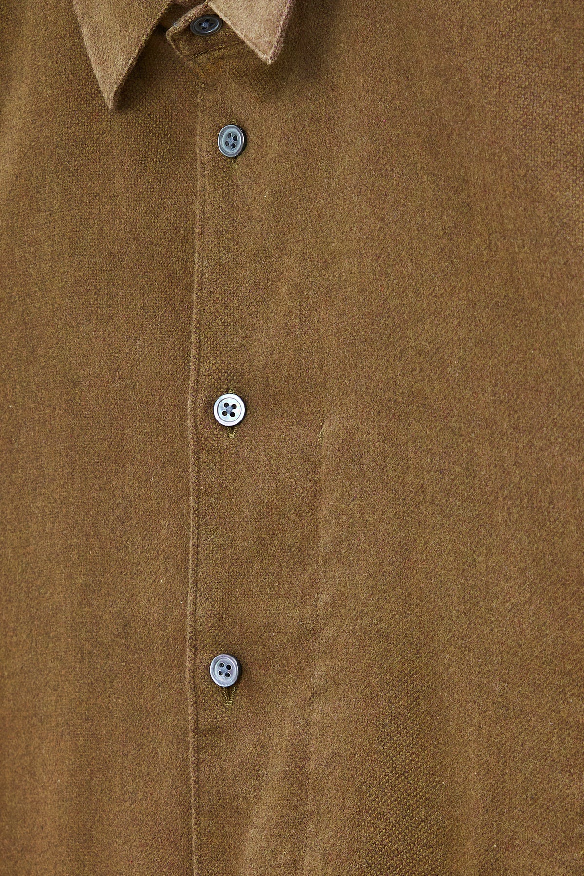 Feel Good Shirt in Ligurian Olive Italian Flannel