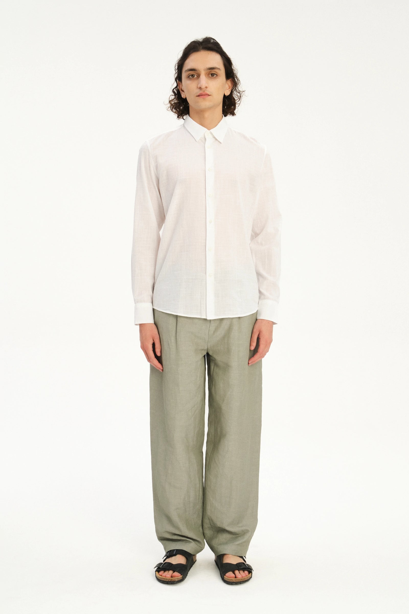Feel Good Shirt in an Airy White Italian Cotton