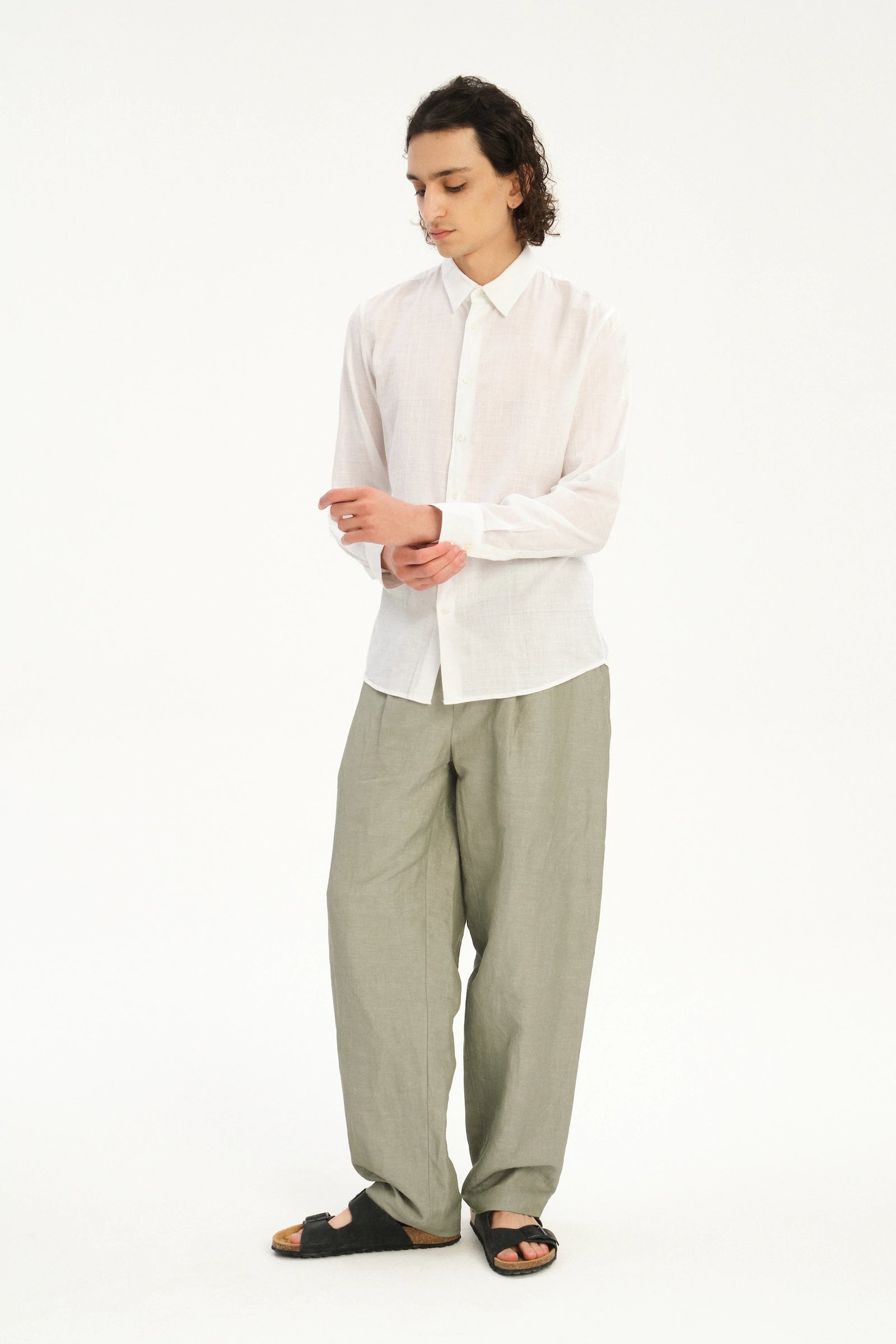 Feel Good Shirt in an Airy White Italian Cotton