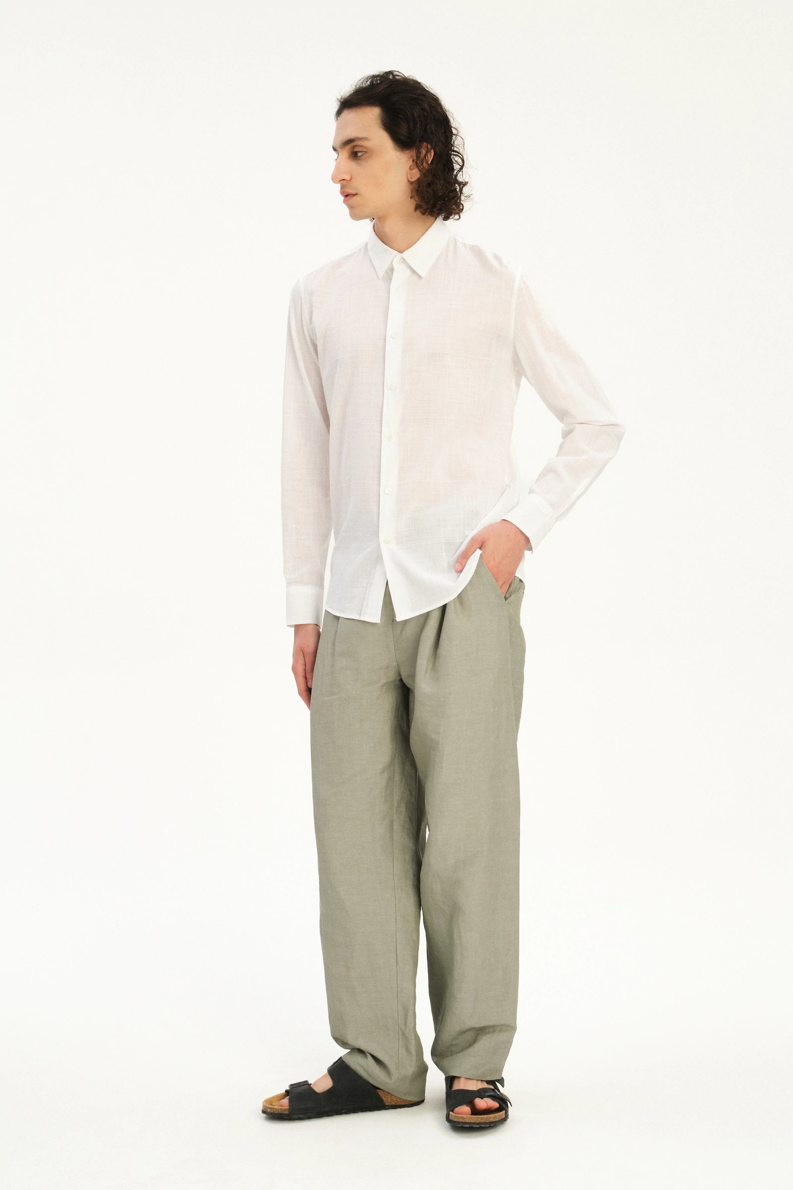 Feel Good Shirt in an Airy White Italian Cotton