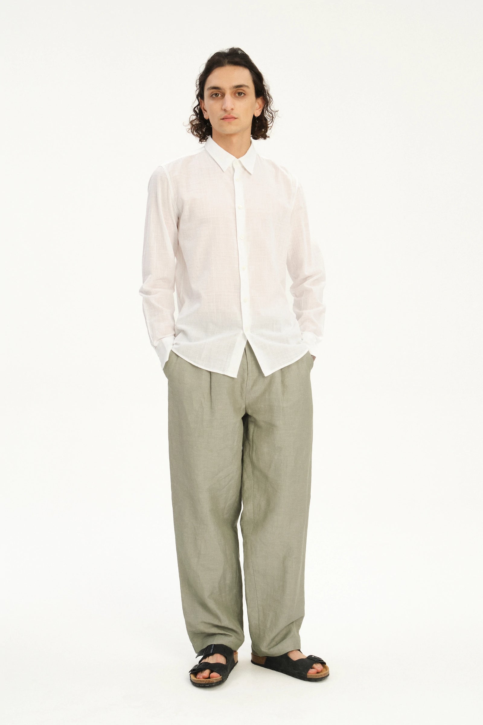Feel Good Shirt in an Airy White Italian Cotton
