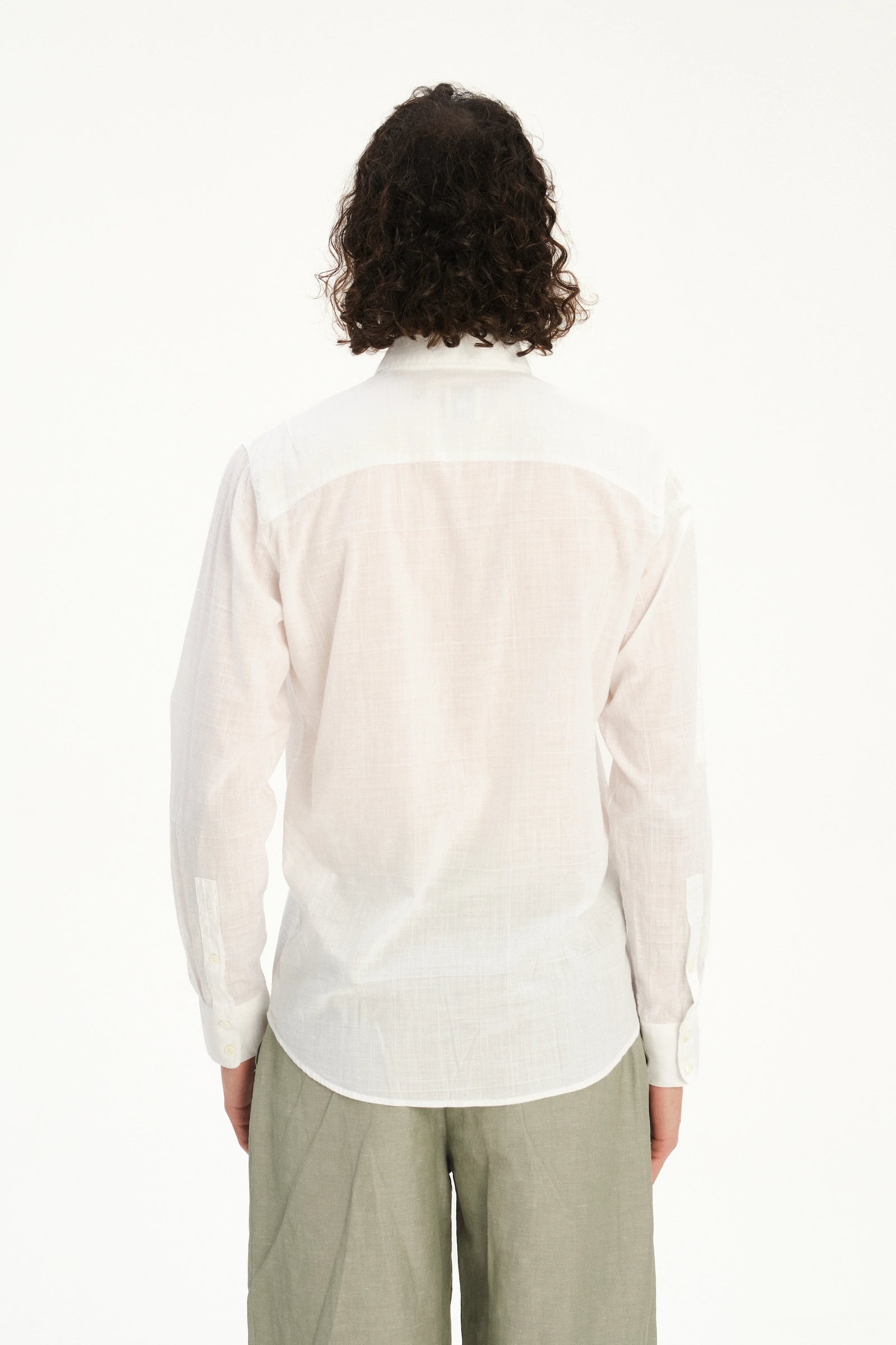 Feel Good Shirt in an Airy White Italian Cotton
