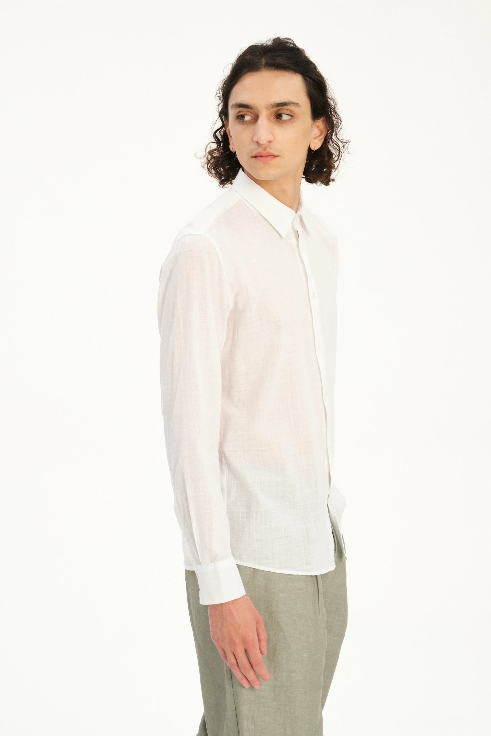 Feel Good Shirt in an Airy White Italian Cotton