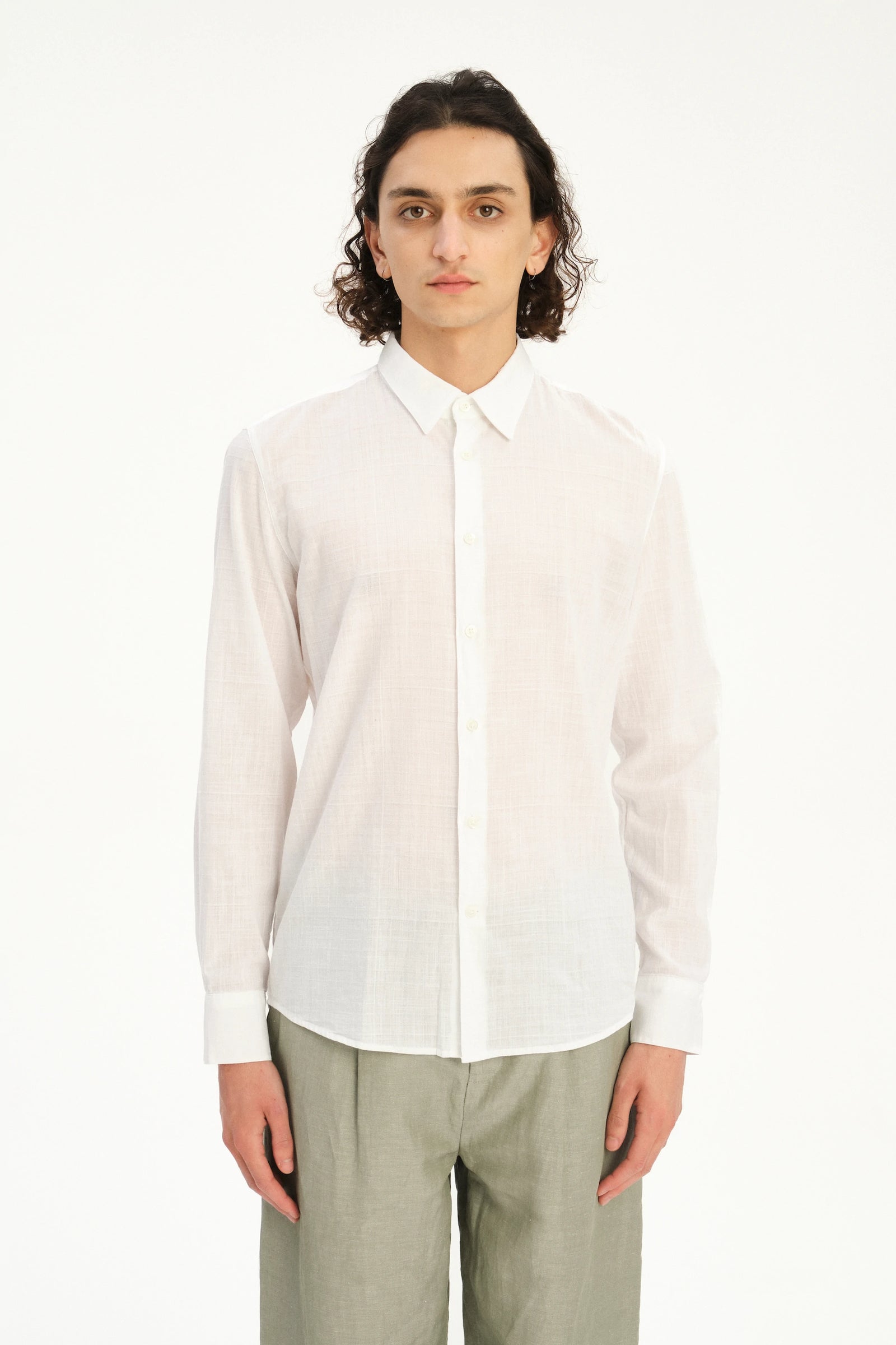 Feel Good Shirt in an Airy White Italian Cotton