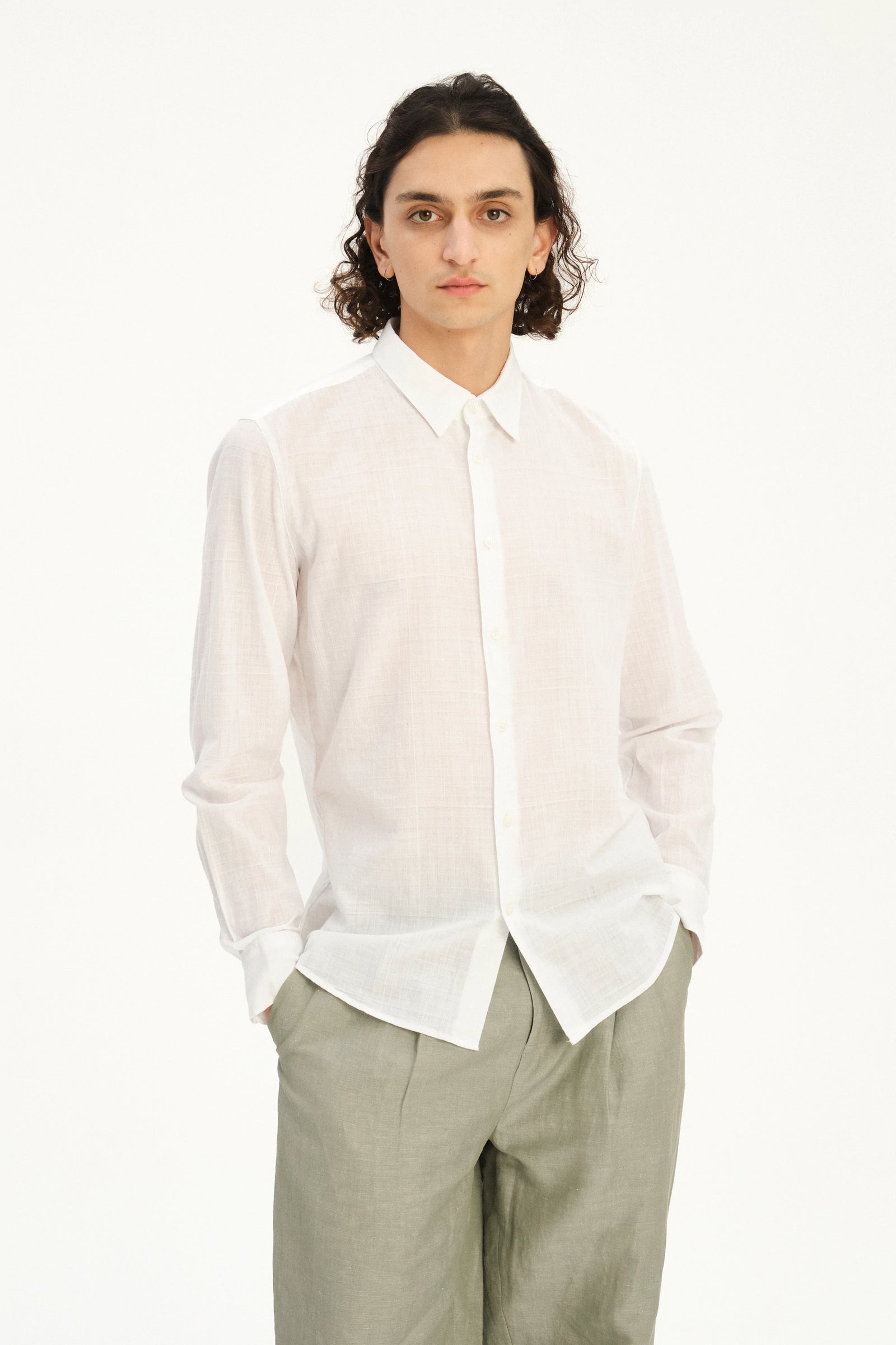 Feel Good Shirt in an Airy White Italian Cotton