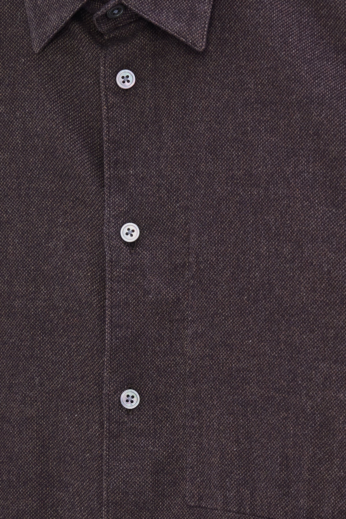 Feel Good Shirt in Brown Organic Cotton and Tencel