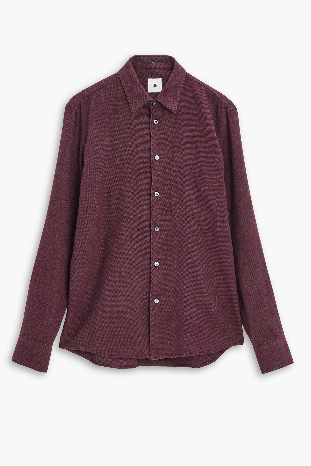 Feel Good Shirt in Mulberry Organic Cotton and Tencel
