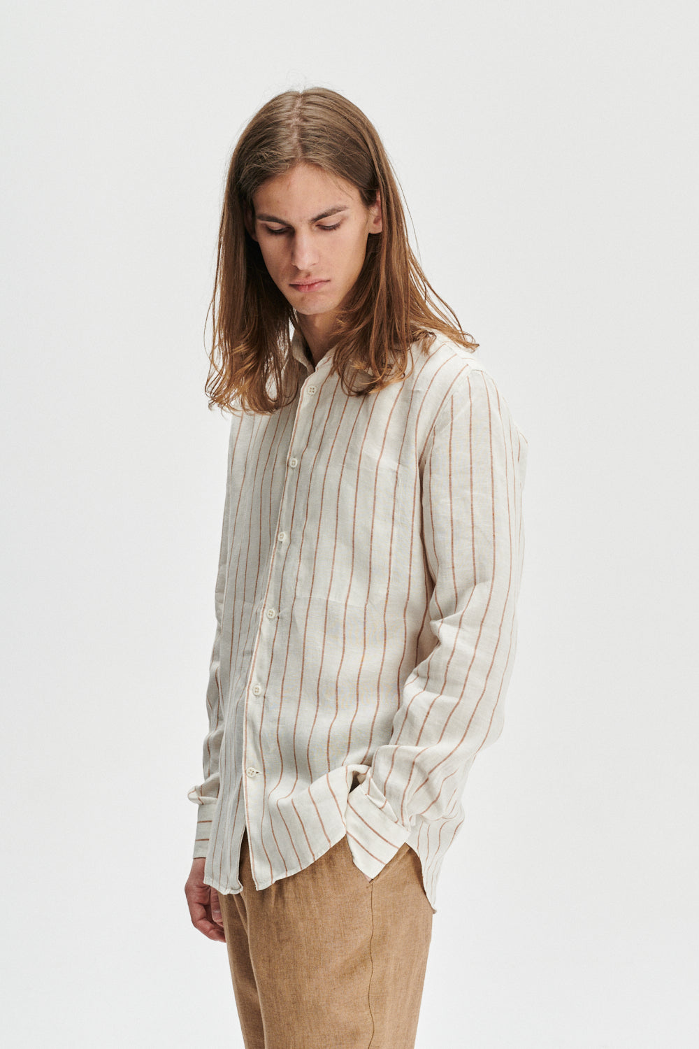 Feel Good Shirt in a Soft and Airy Striped Bohemian Linen