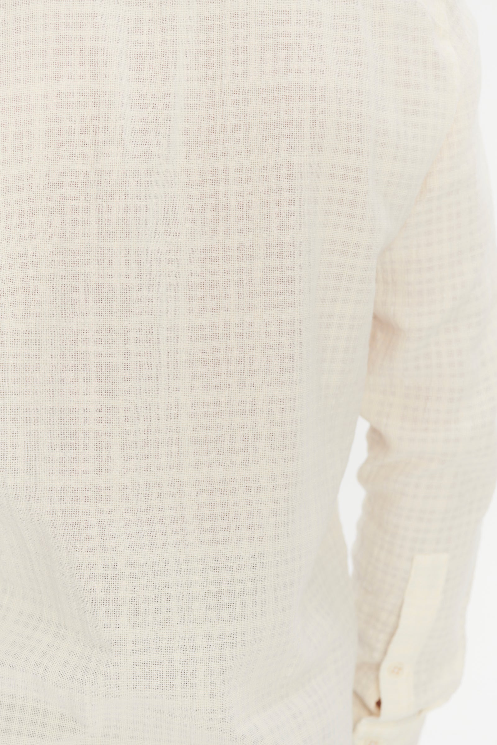 Feel Good Shirt in an Off White Portuguese Cotton