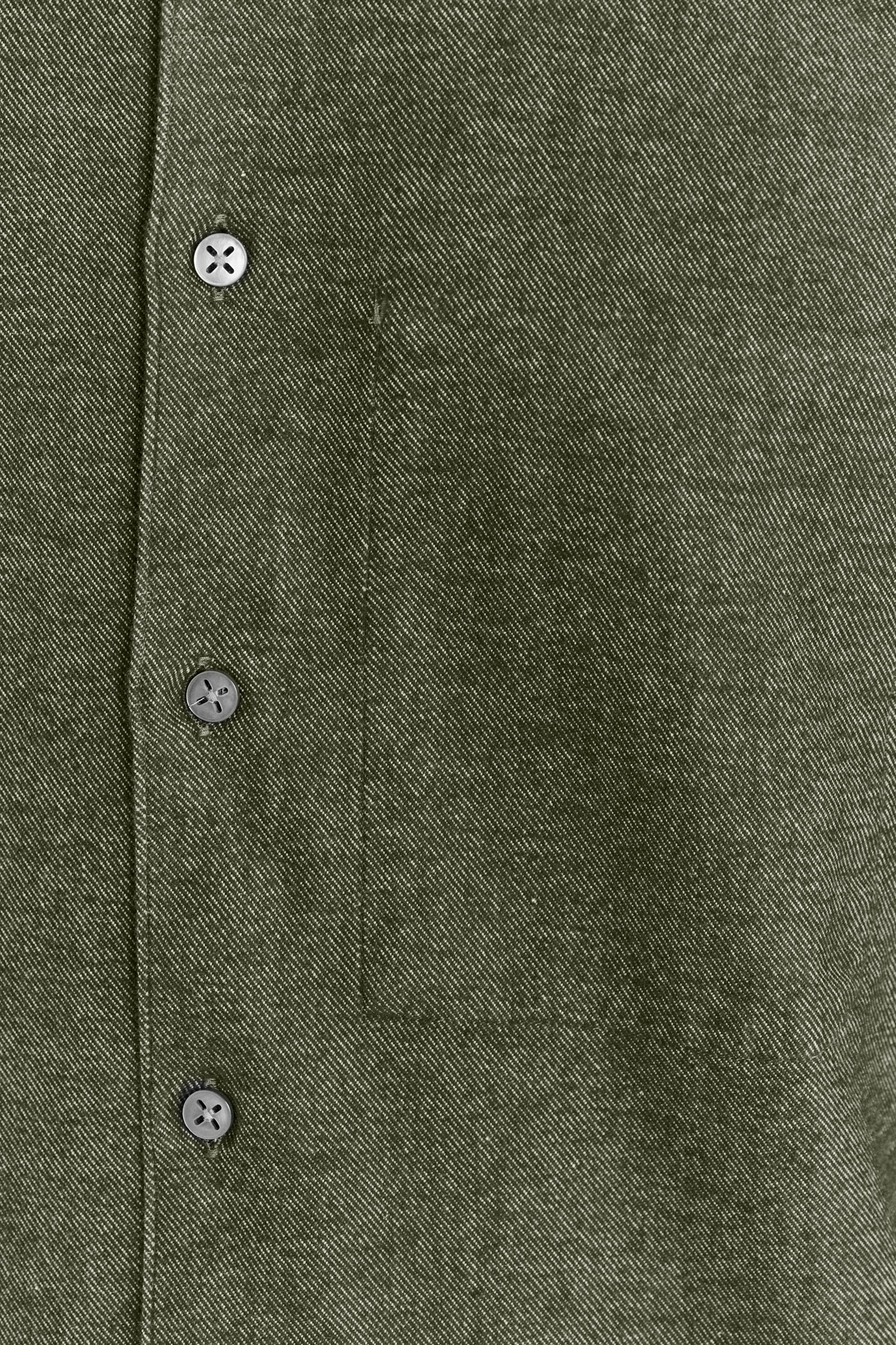 Feel Good Shirt in a Japanese Blend of Organic Cotton and Yak – Green