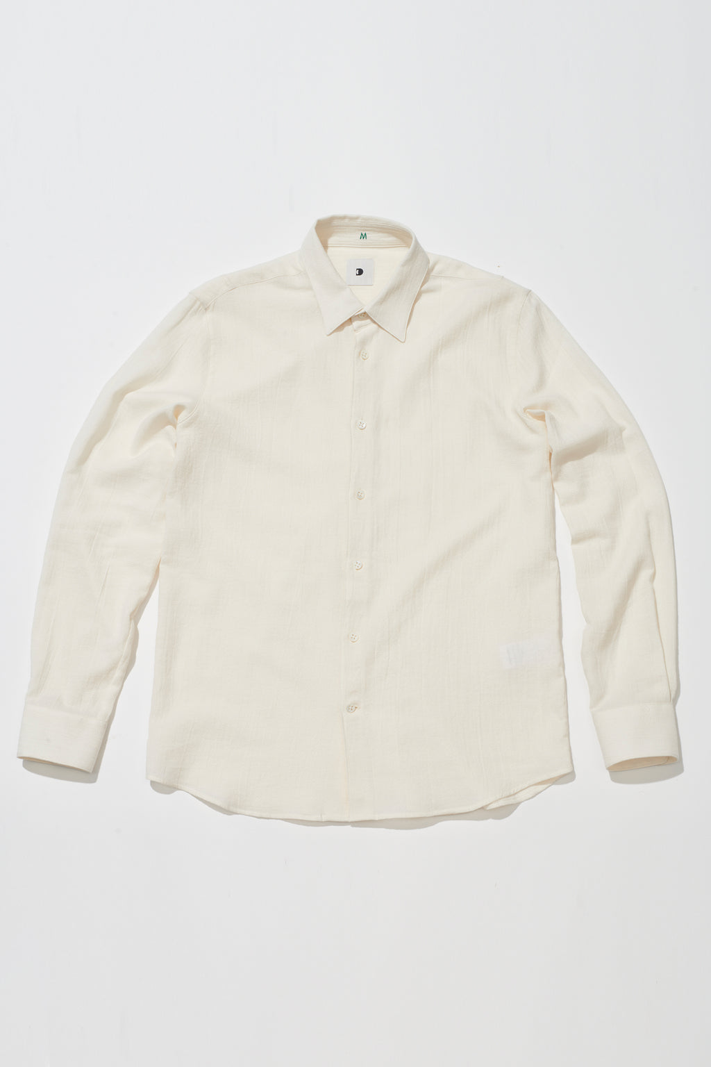 Feel Good Shirt in a Very Soft Cream White Japanese Organic Cotton