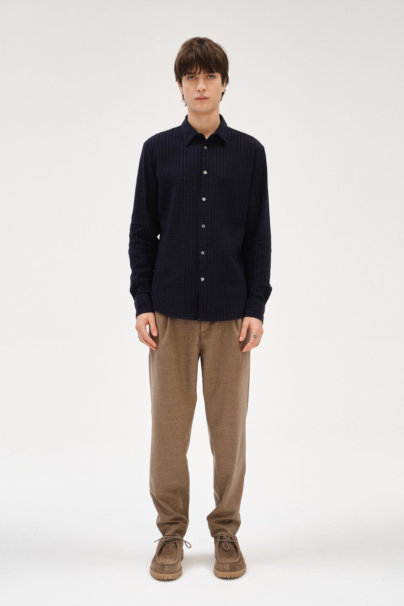 Genuine Trousers in the Finest Camel Virgin Wool from Giuseppe Botto