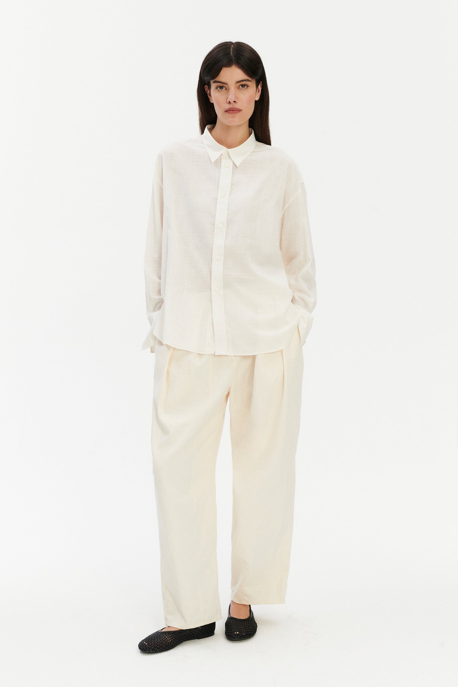 Relaxed Oversized Shirt in the Finest Italian Cotton