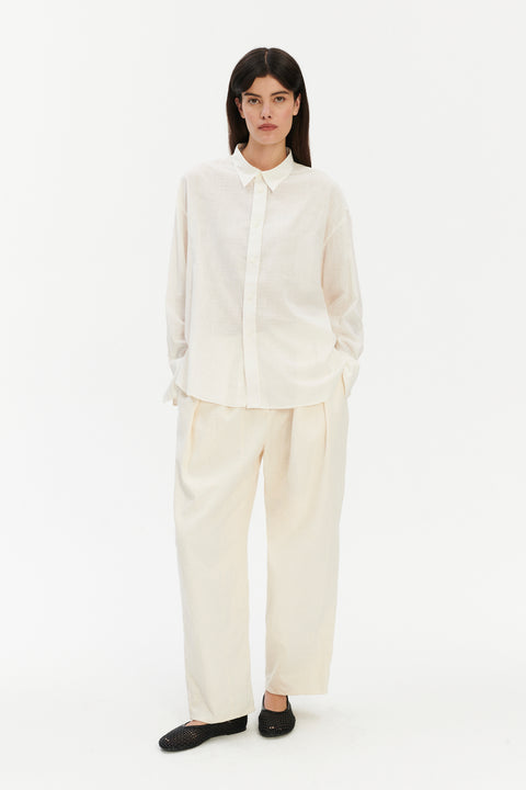 Relaxed Oversized Shirt in the Finest Italian Cotton