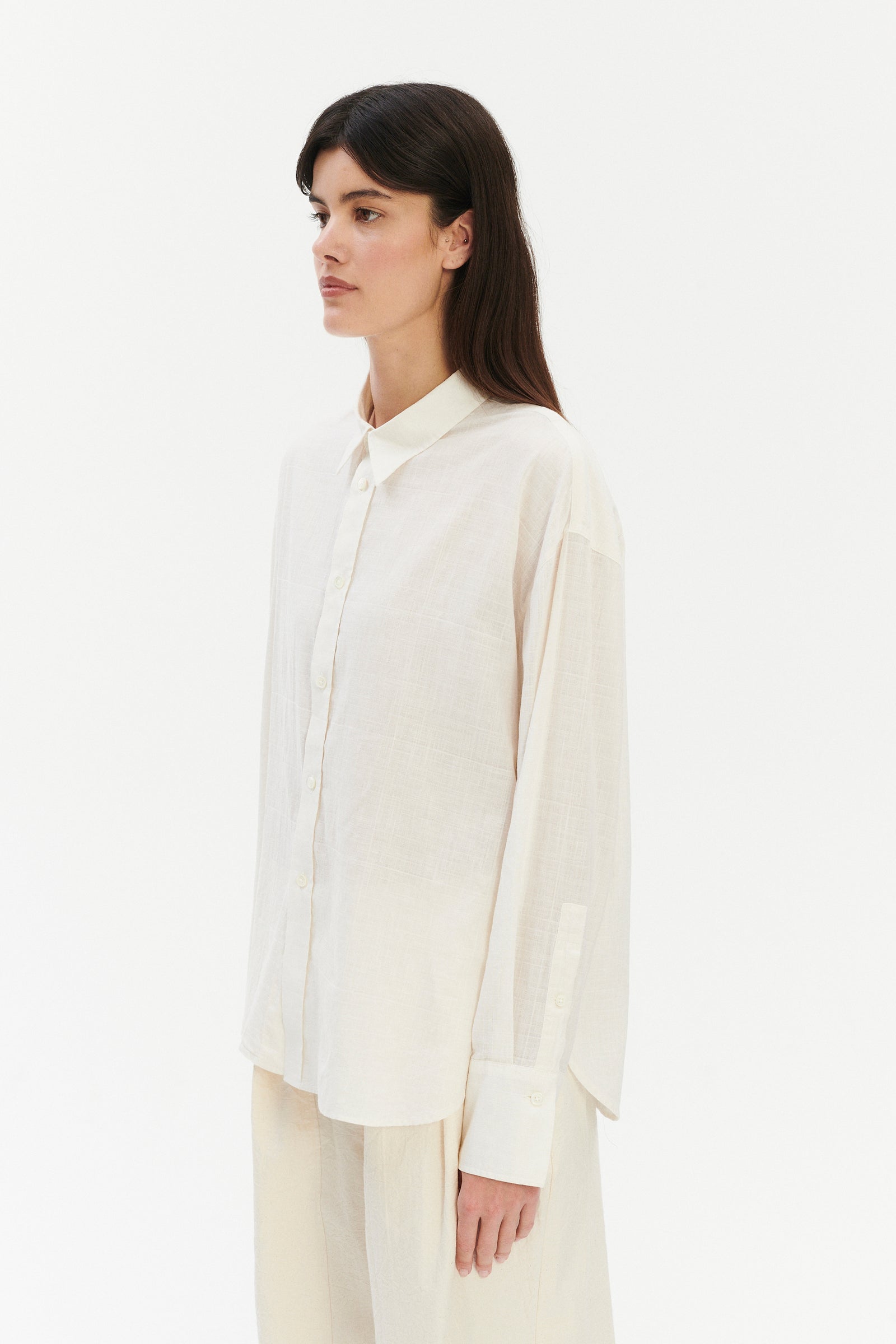 Relaxed Oversized Shirt in the Finest Italian Cotton
