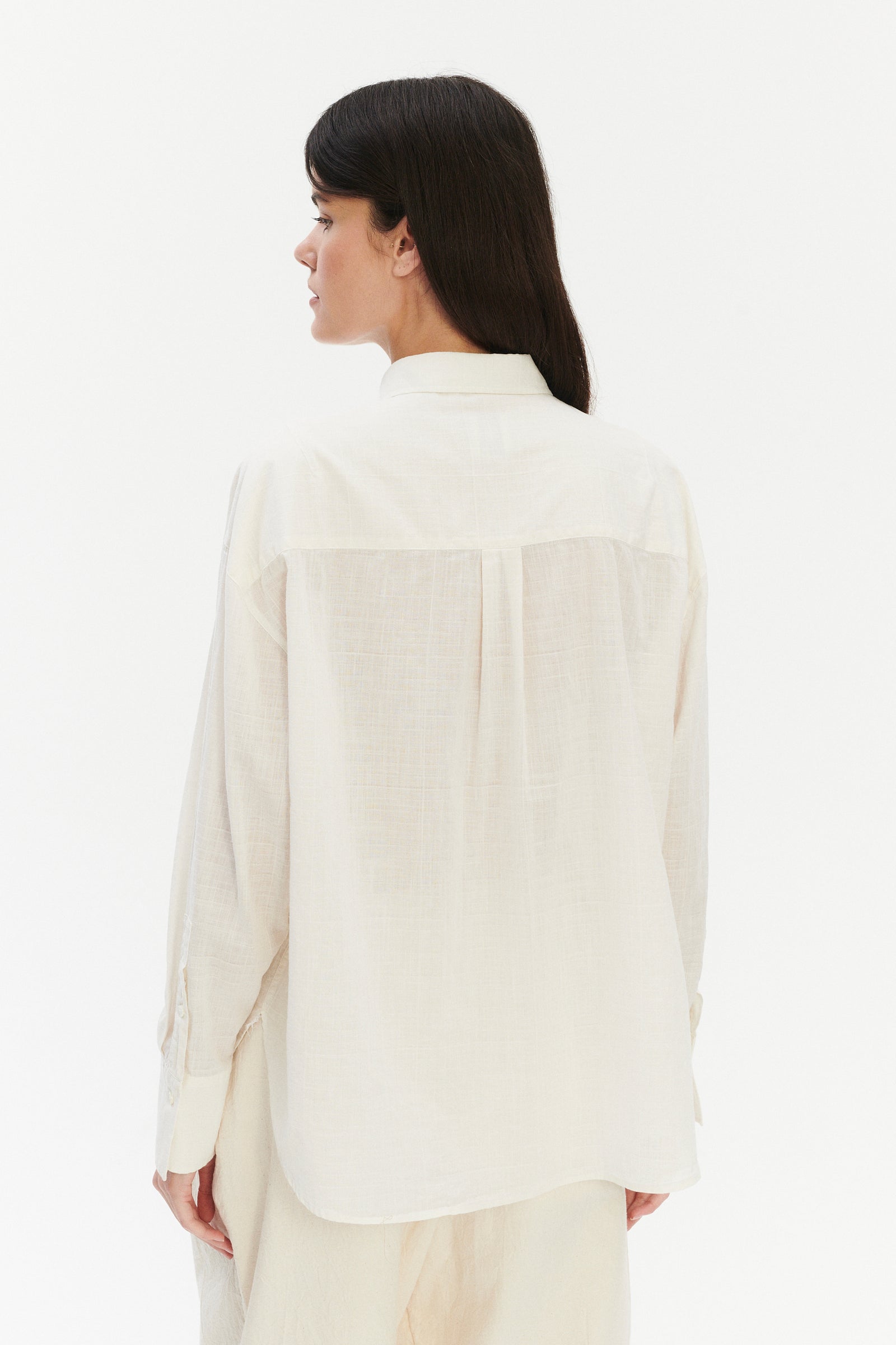 Relaxed Oversized Shirt in the Finest Italian Cotton