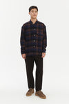 Relaxed Oversized Leisure Shirt in Italian Mix of Cotton and Tencel