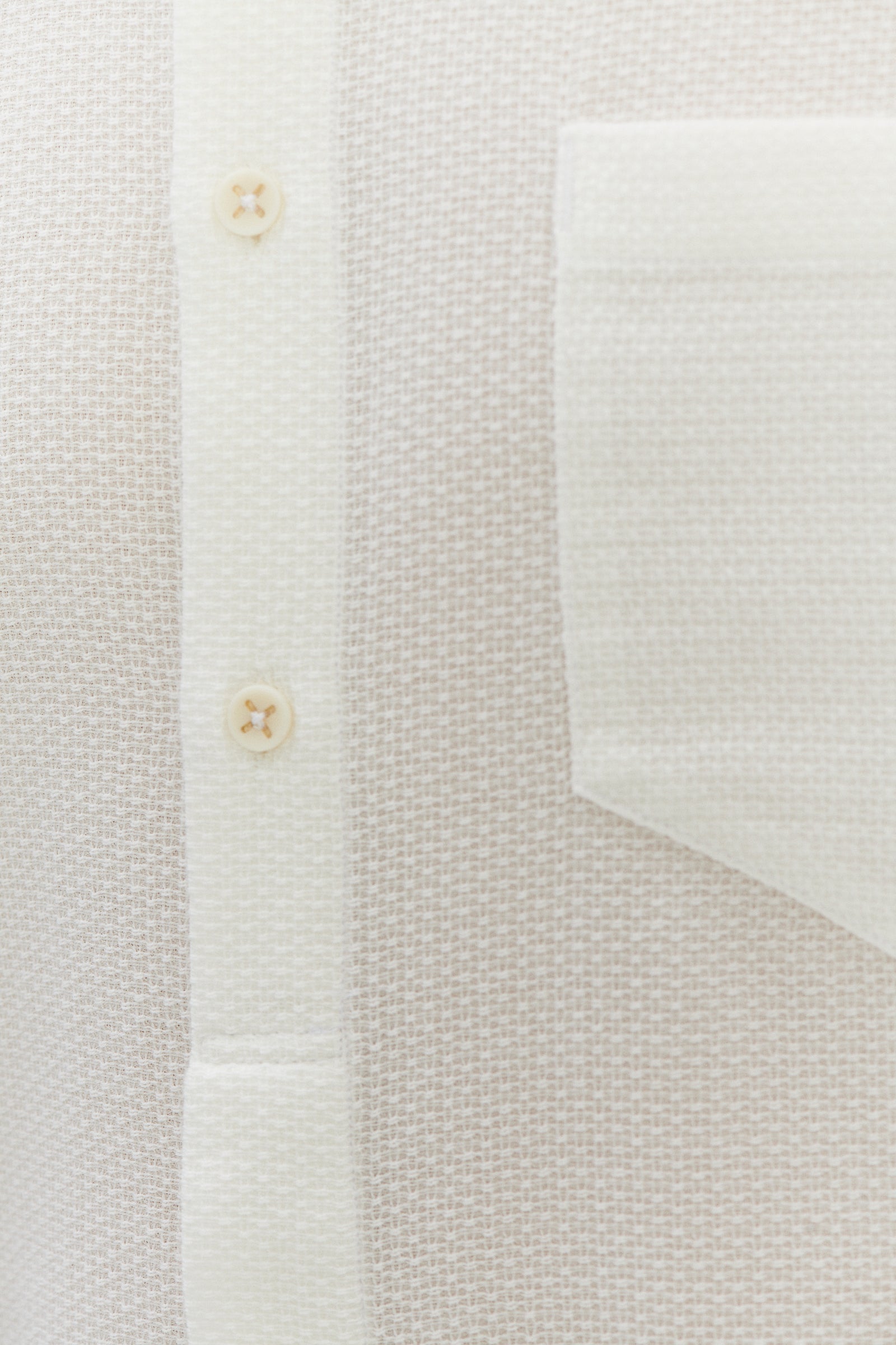 Zen Shirt in a White Airy Portuguese Cotton