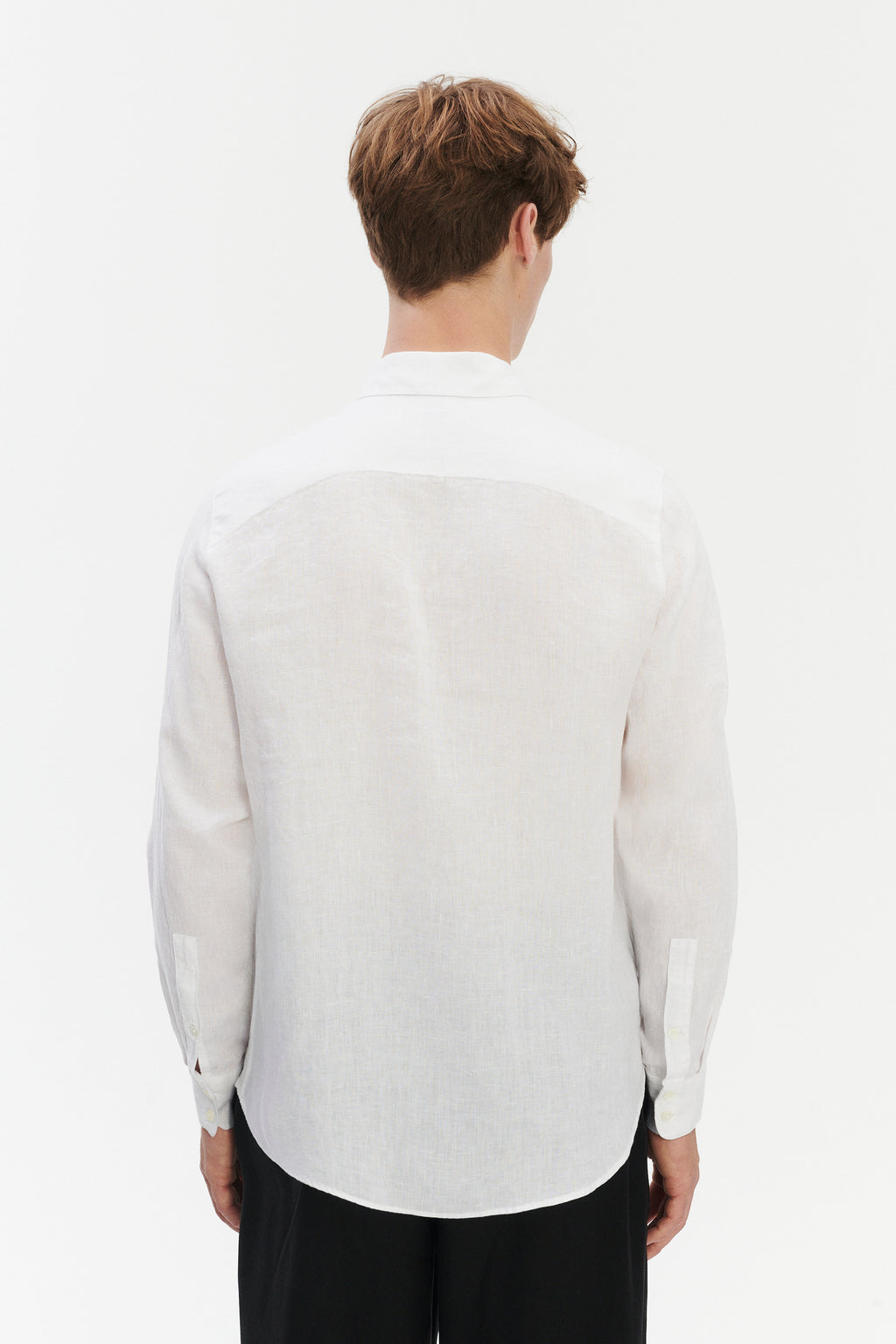 Feel Good Shirt in Pure Italian Linen - White