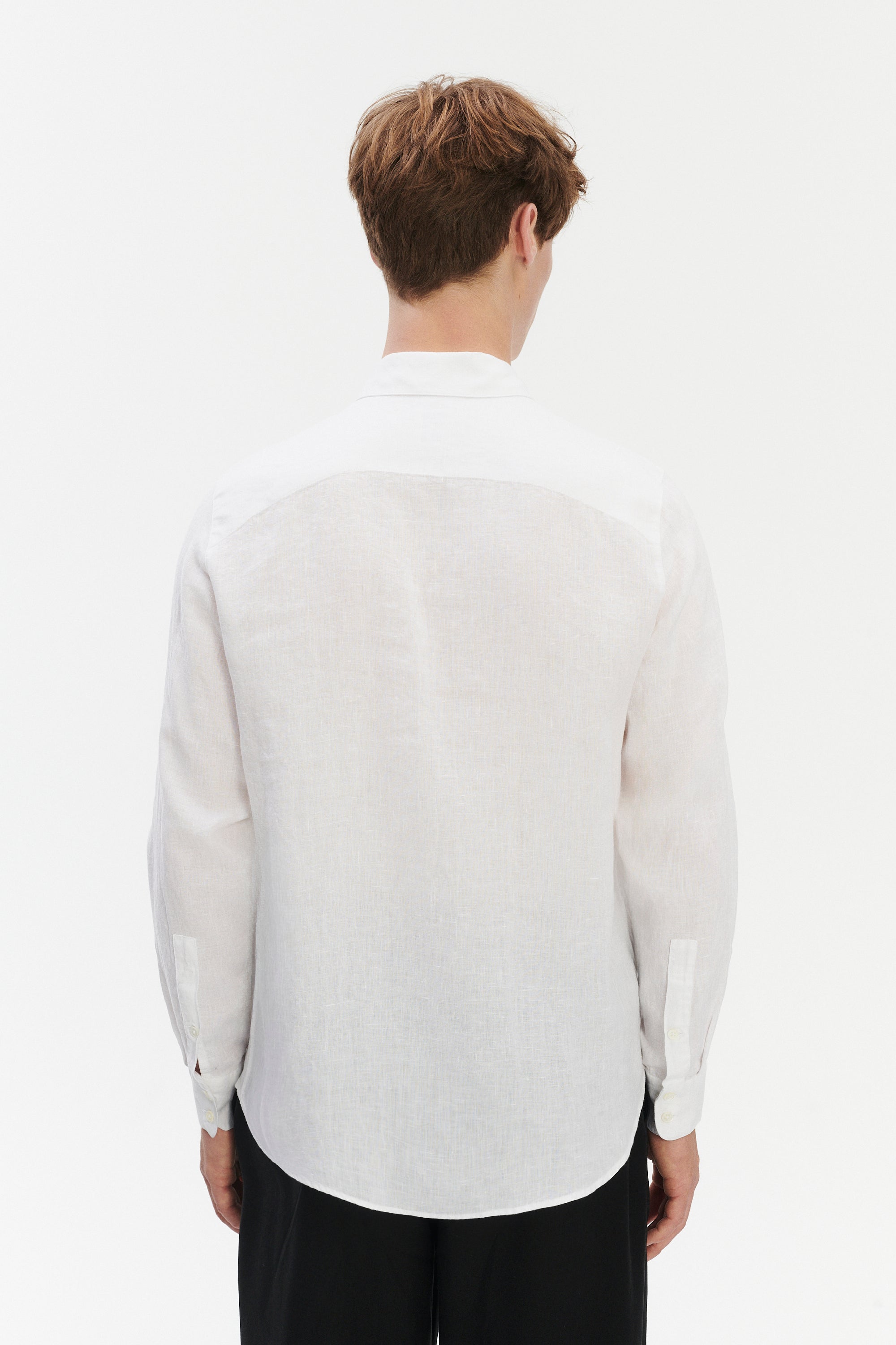 Feel Good Shirt in Pure Italian Linen - White