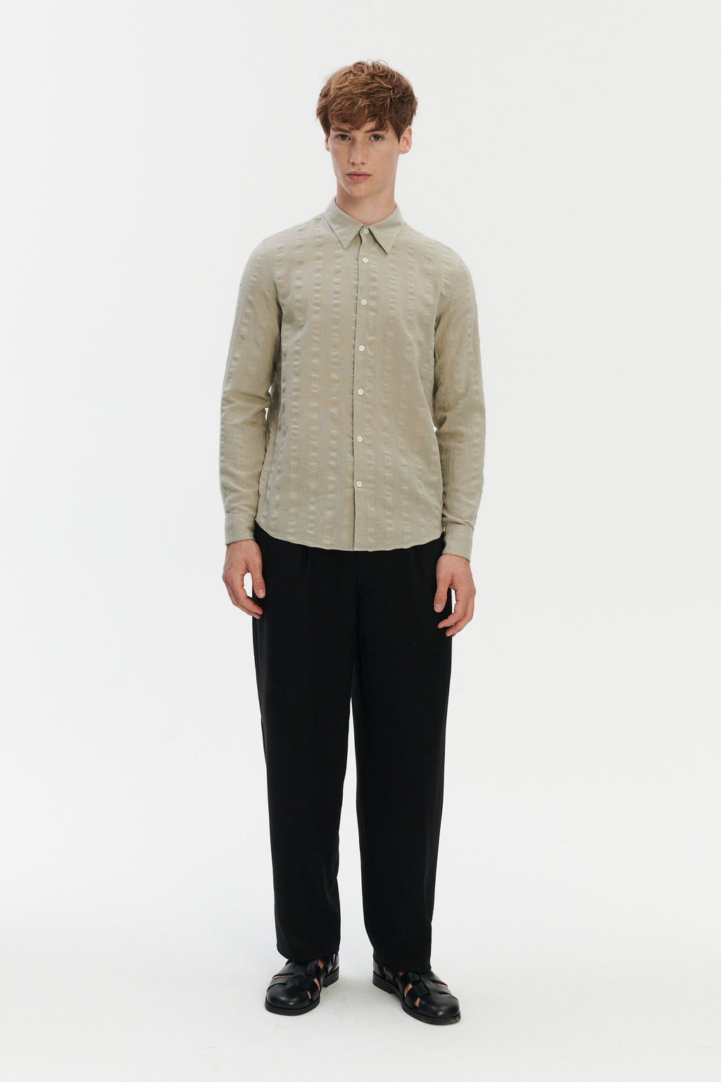 Feel Good Shirt in a Structural Portuguese Cotton