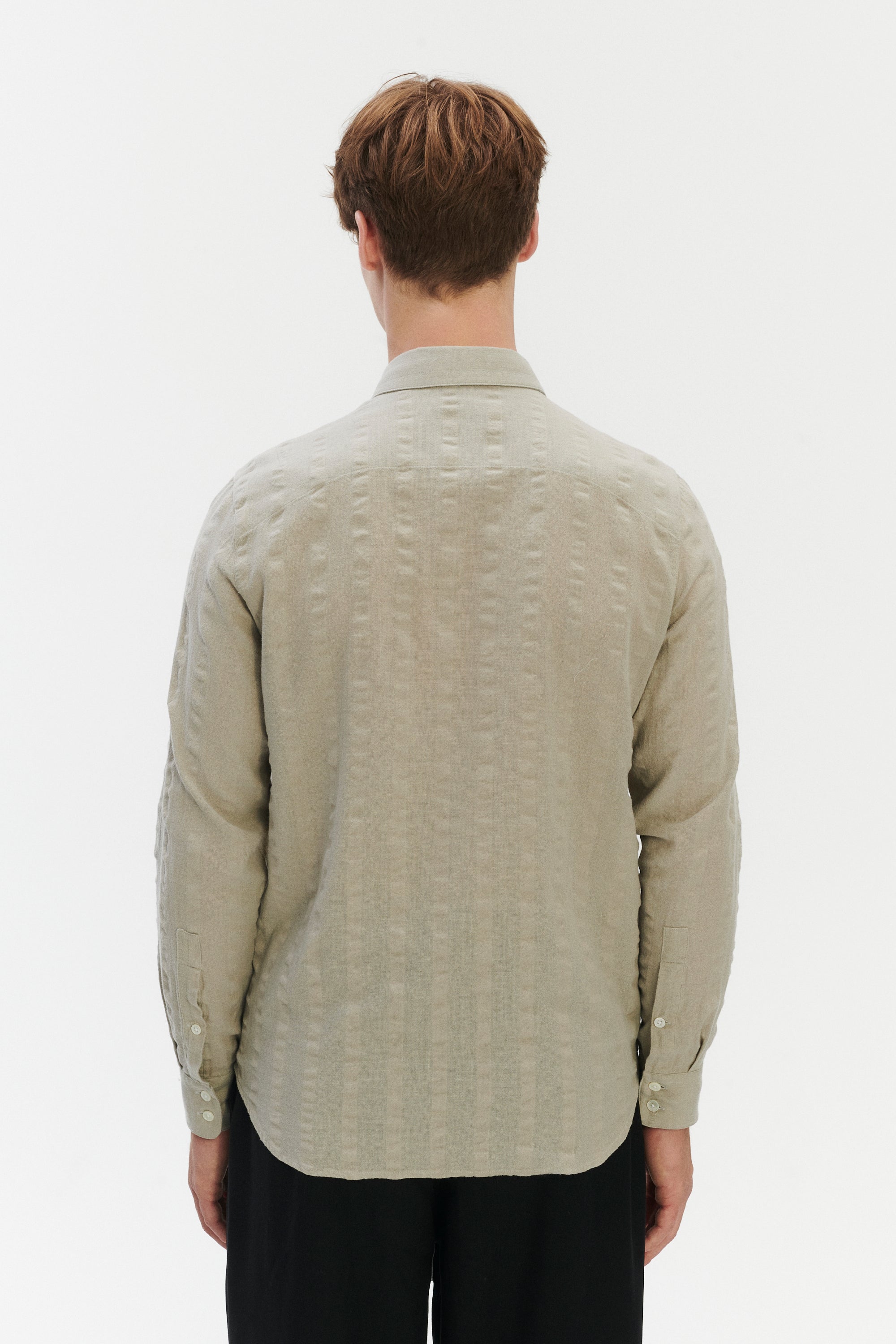 Feel Good Shirt in a Structural Portuguese Cotton