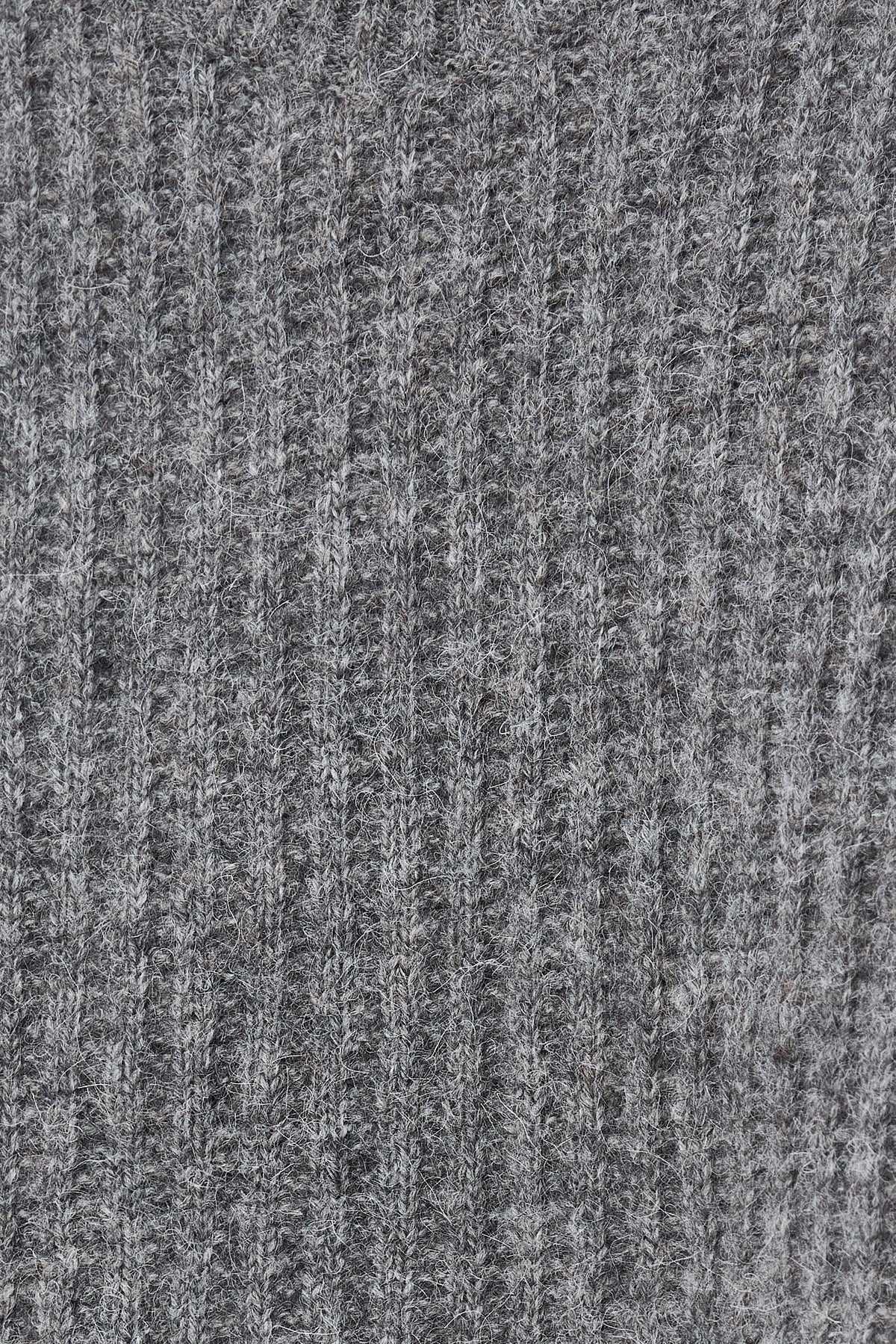 Crewneck Sweater in Baby Alpaca & Lambs Wool - Grey
