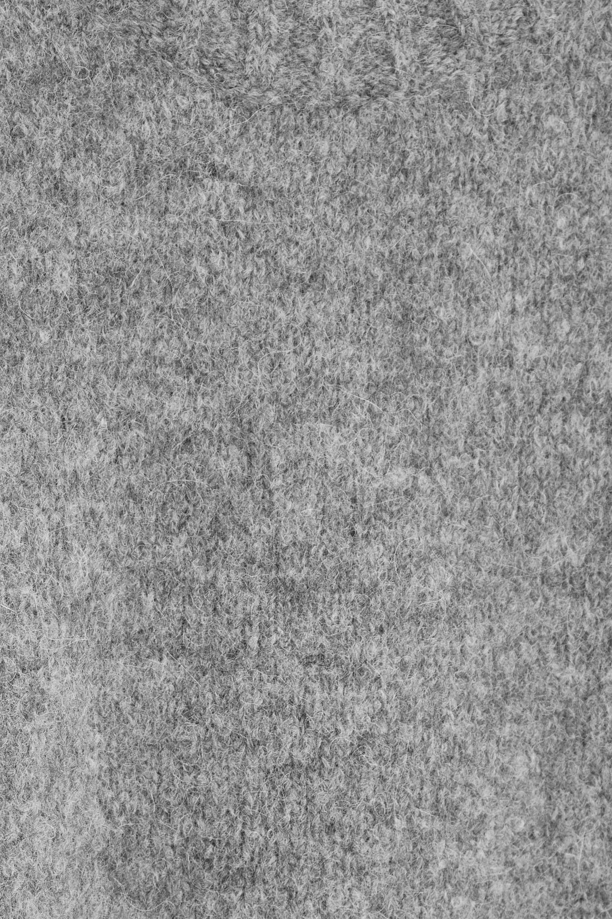 Crewneck Sweater in a Grey Sustainable Alpaca Blend