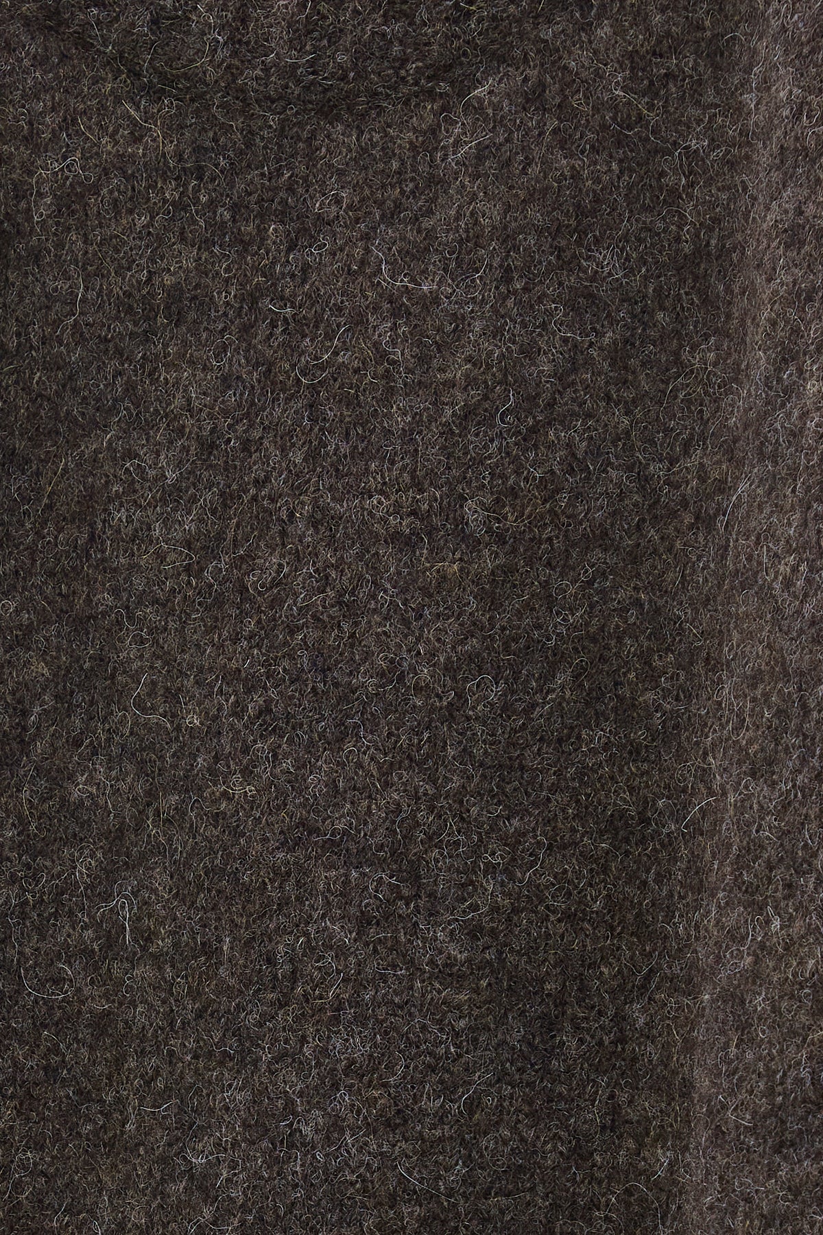 Crewneck Sweater in a Deep Espresso Brown Sustainable Alpaca