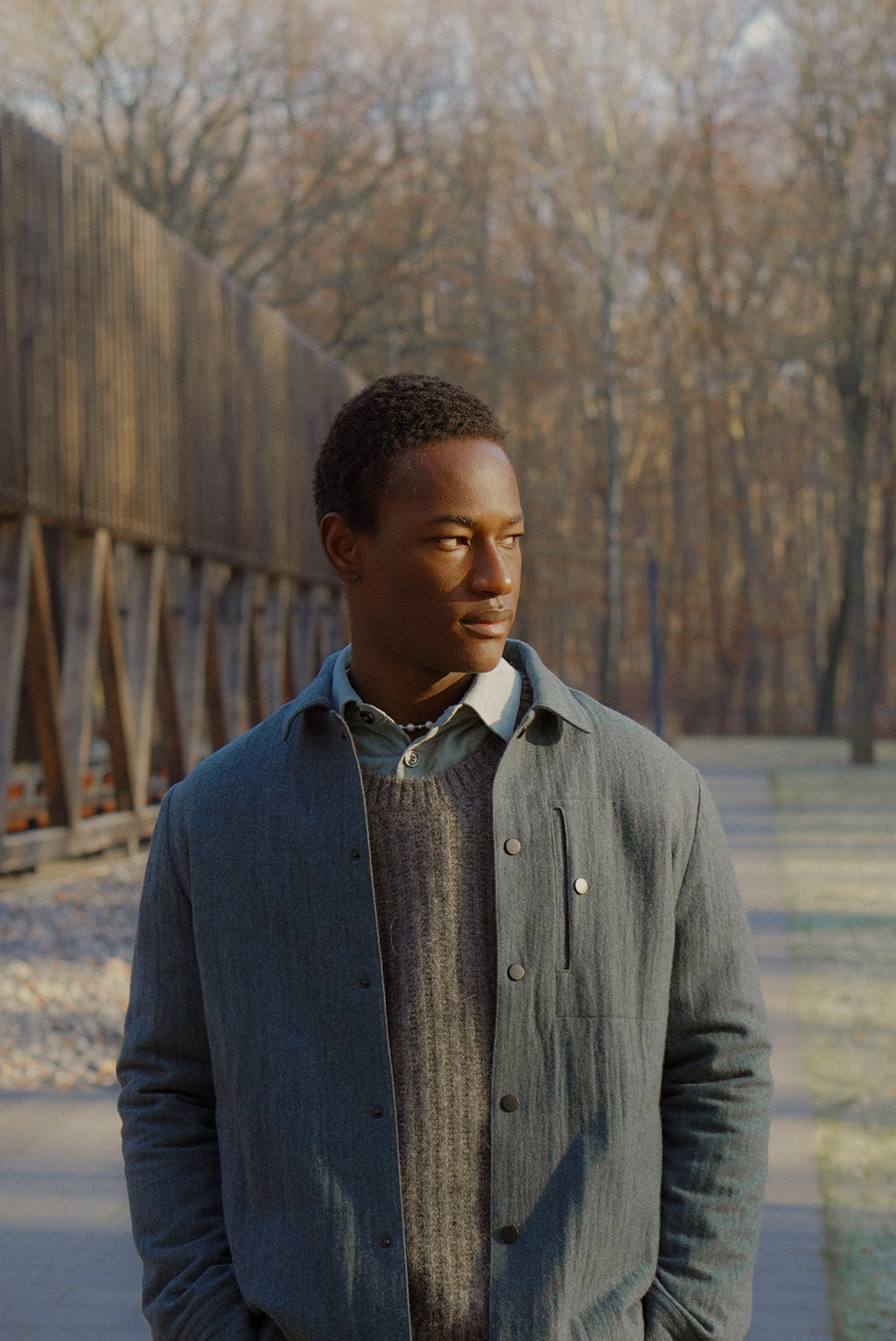 Snap Button Jacket with MEIDA  Thermo Isolation - Photoshoot Sample