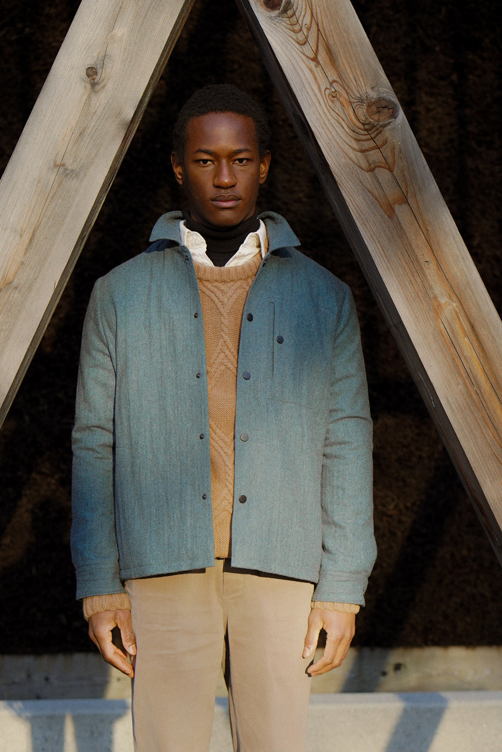 Snap Button Jacket with MEIDA  Thermo Isolation - Photoshoot Sample