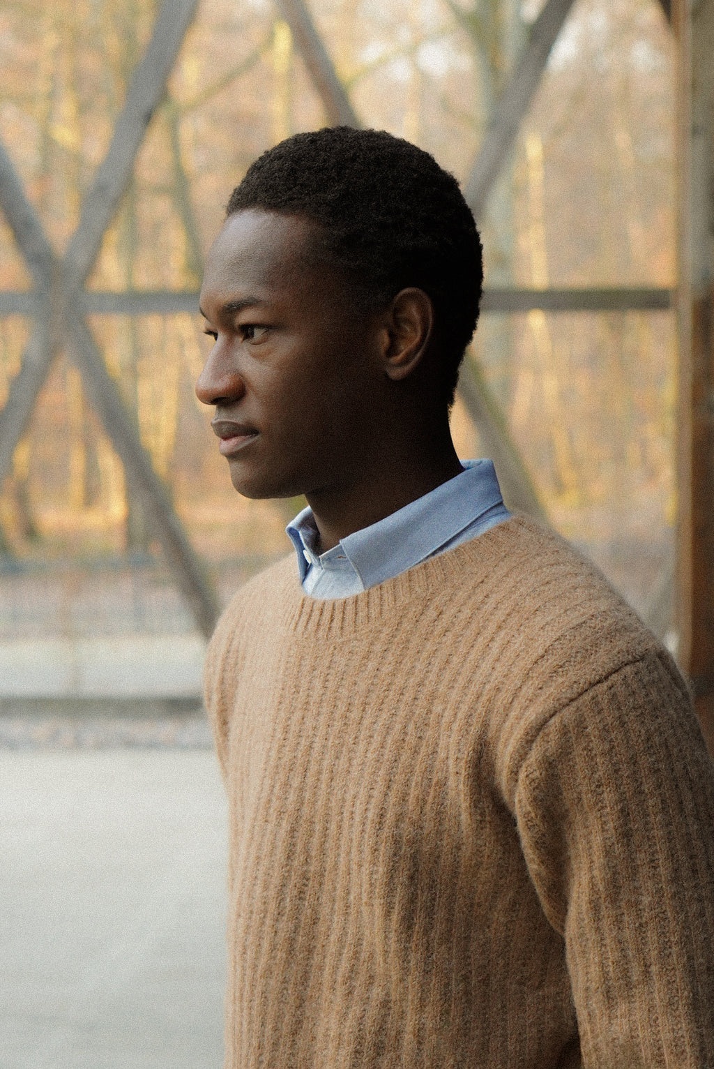 Crewneck Sweater in Extra Soft Alpaca & Lambs Wool - Photoshoot Sample