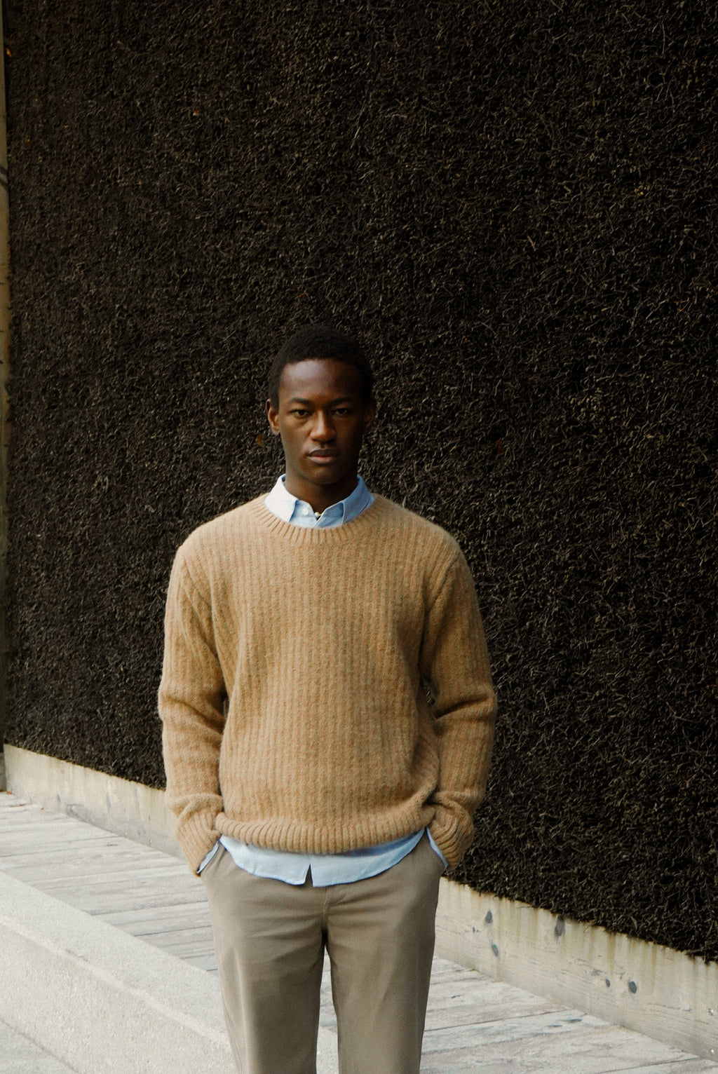 Crewneck Sweater in Extra Soft Alpaca & Lambs Wool - Photoshoot Sample