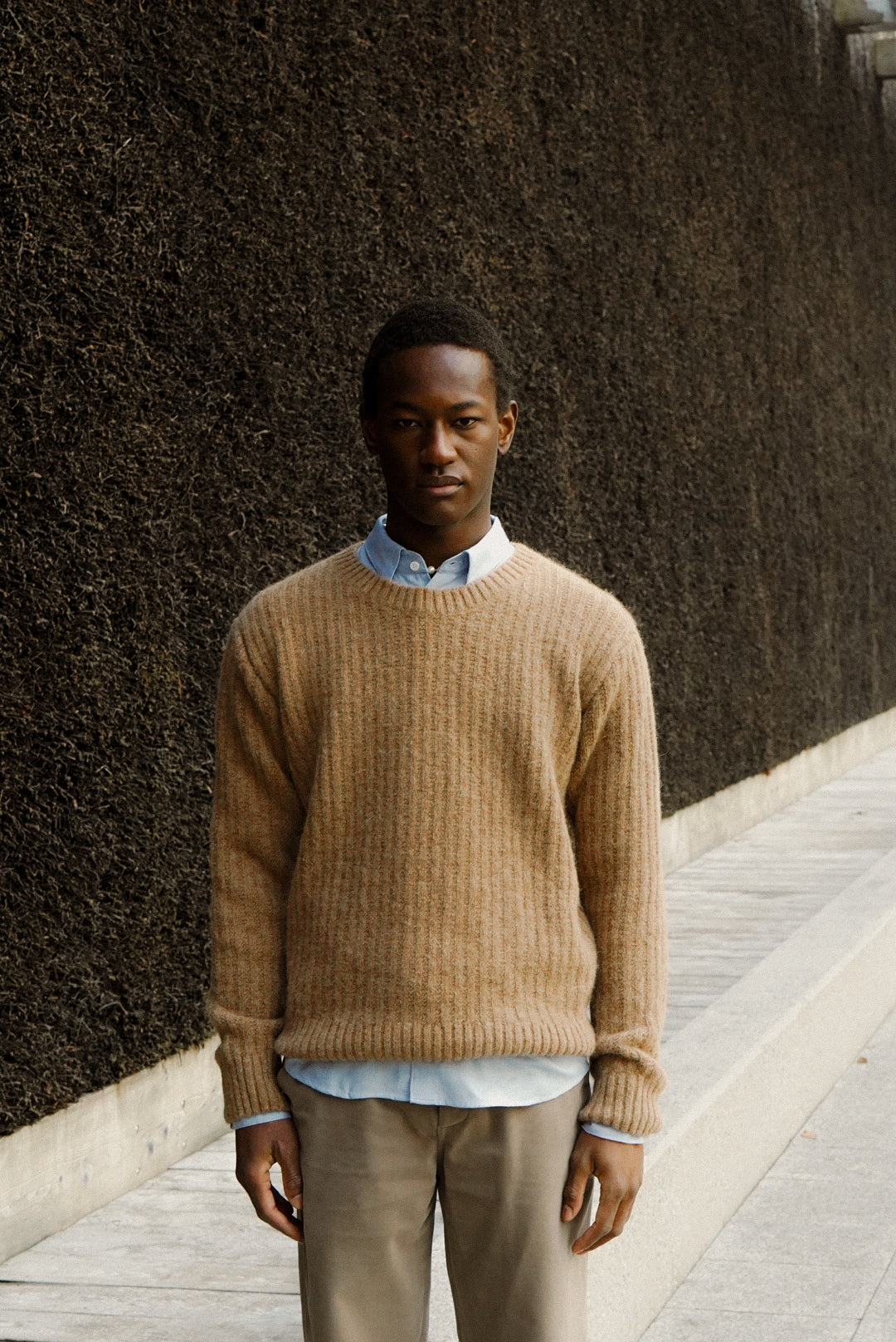 Crewneck Sweater in Extra Soft Alpaca & Lambs Wool - Photoshoot Sample