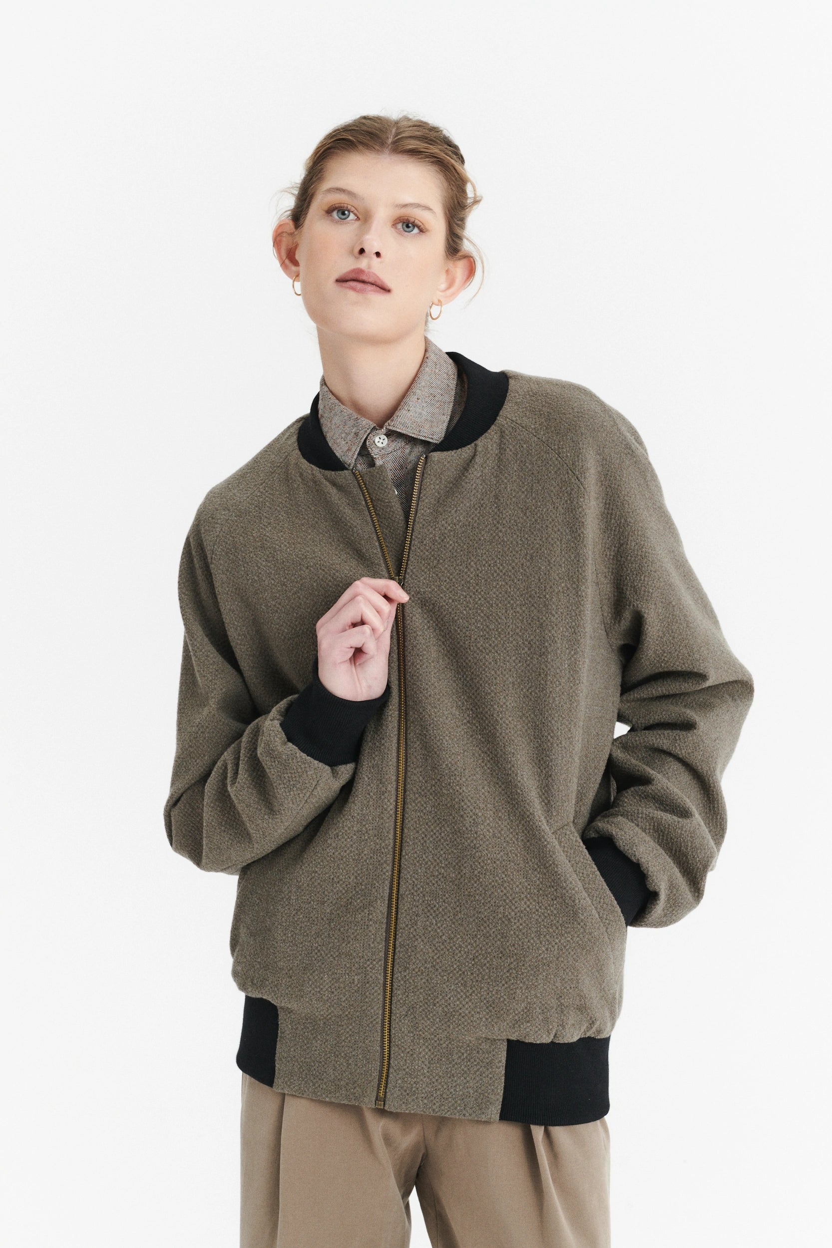 Apc gaston wool bomber jacket hot sale