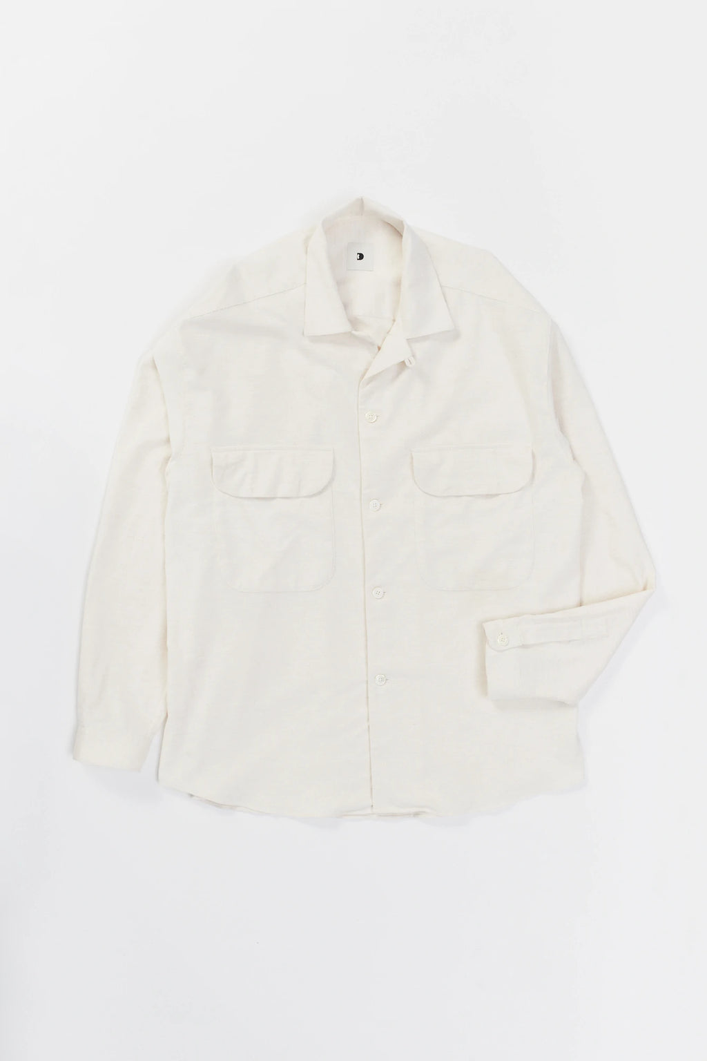 Relaxed Oversized Leisure Shirt in a Creamy Japanese Baby Corduroy Cotton