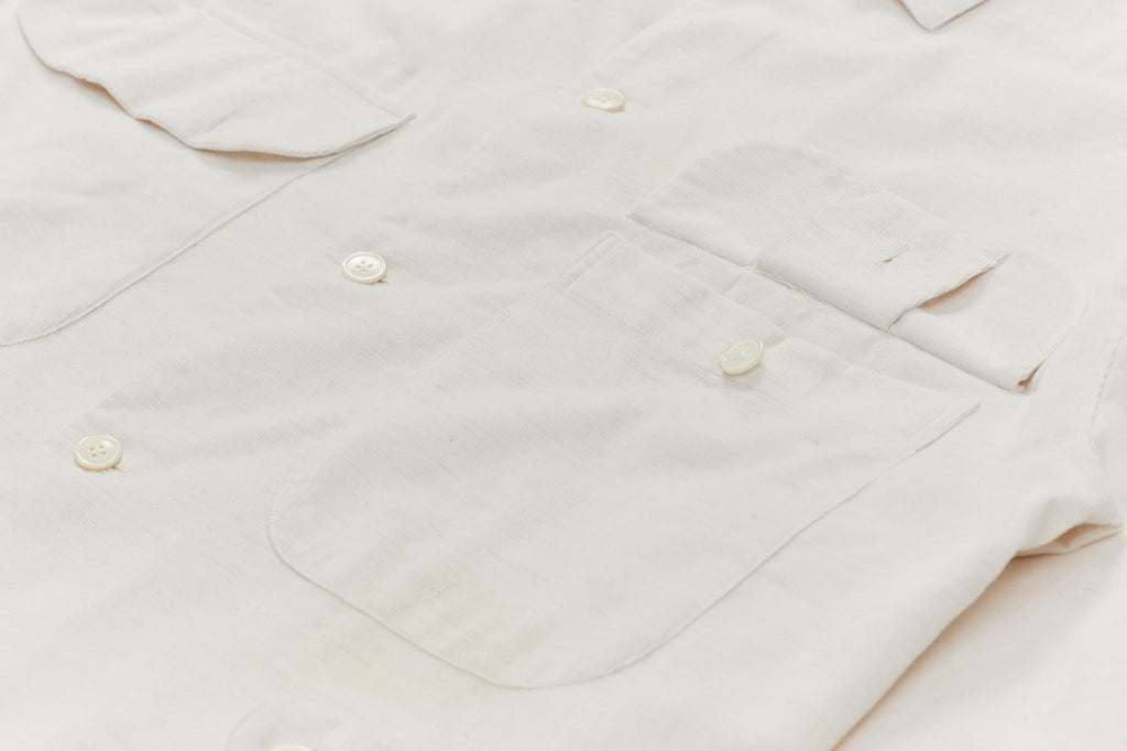 Relaxed Oversized Leisure Shirt in a Creamy Japanese Baby Corduroy Cotton
