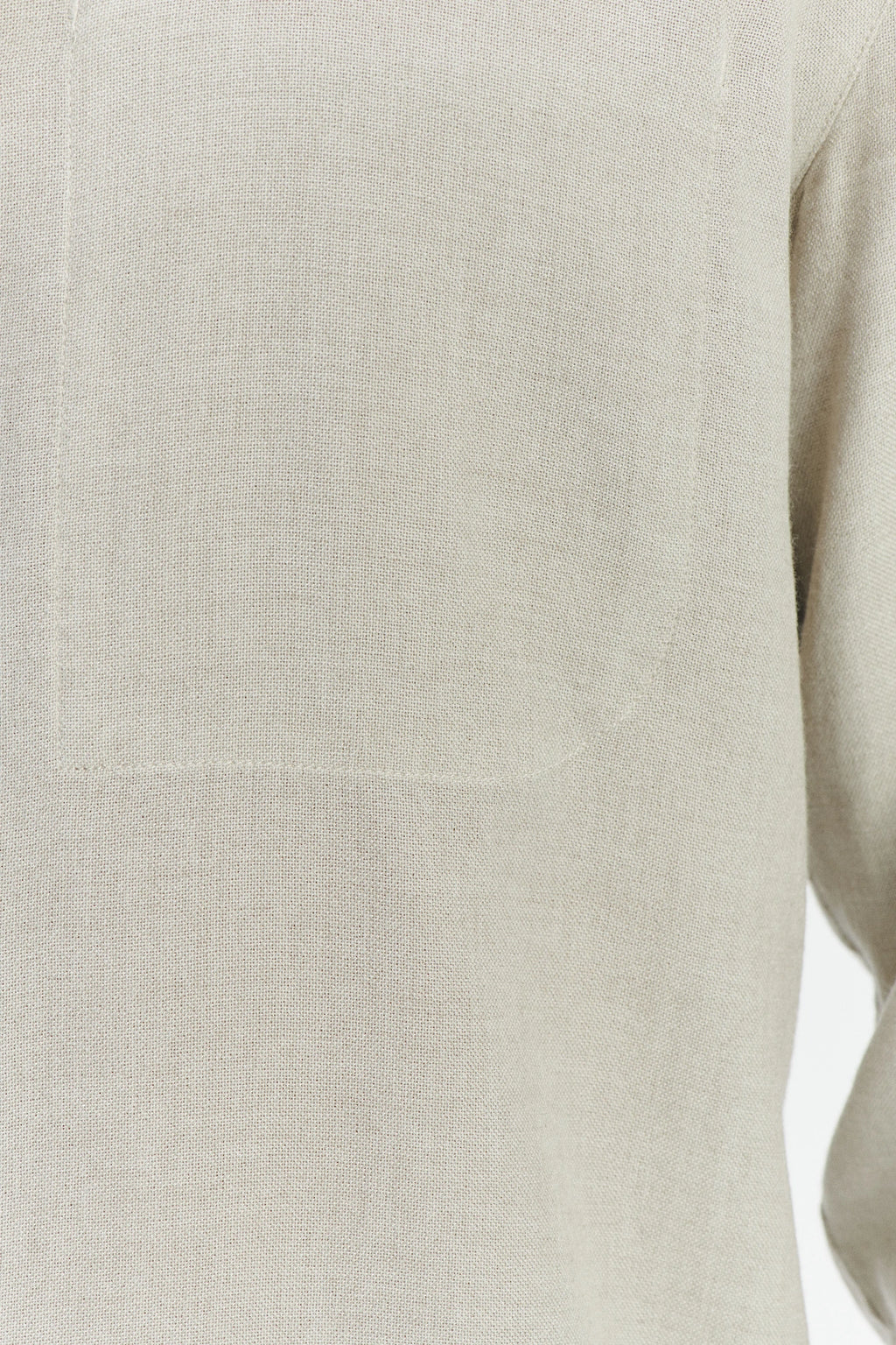 Feel Good Shirt in a Sky Grey Airy Mix of Portuguese Merino Wool and Modal