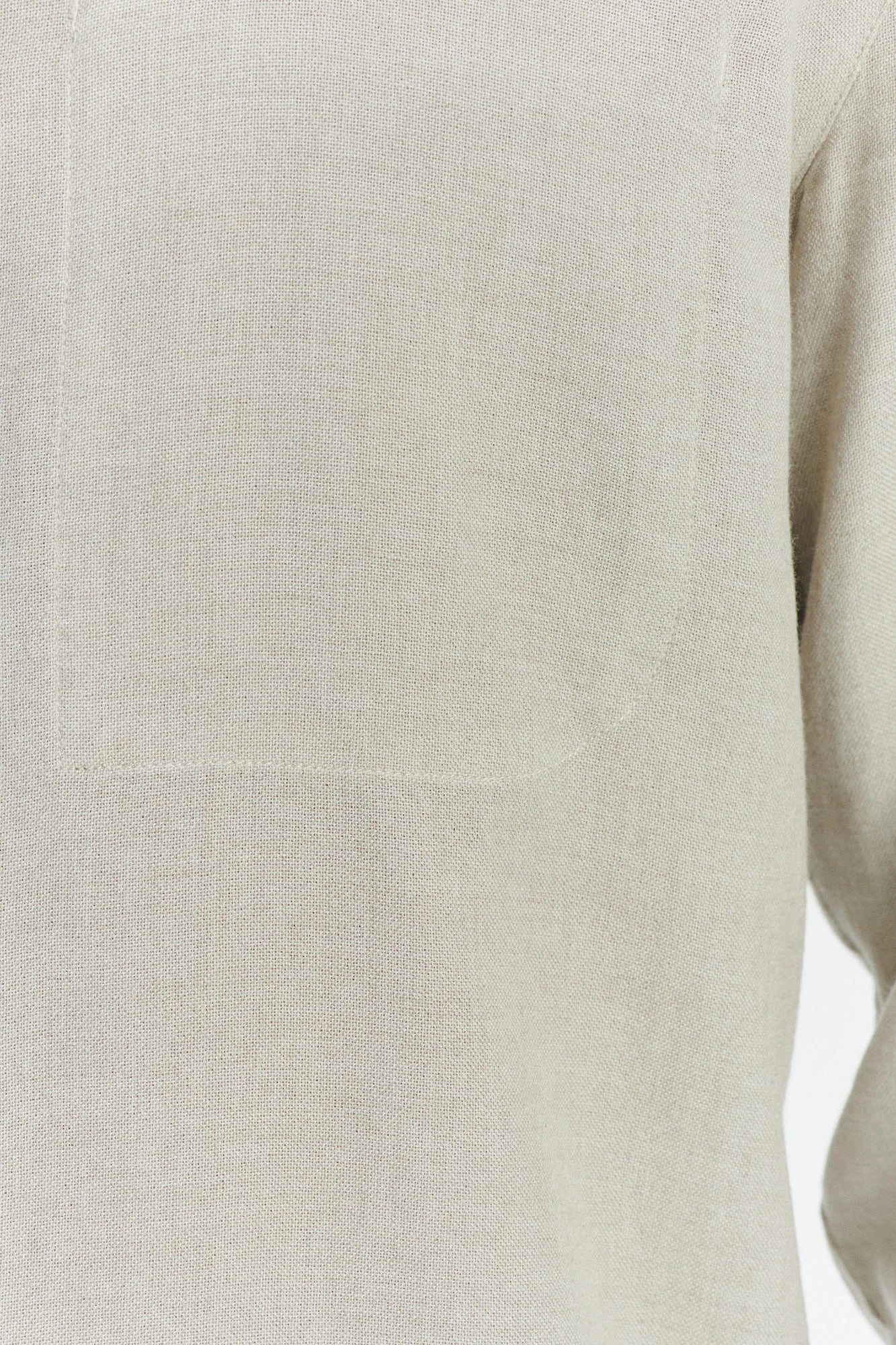 Feel Good Shirt in a Sky Grey Airy Mix of Portuguese Merino Wool and Modal