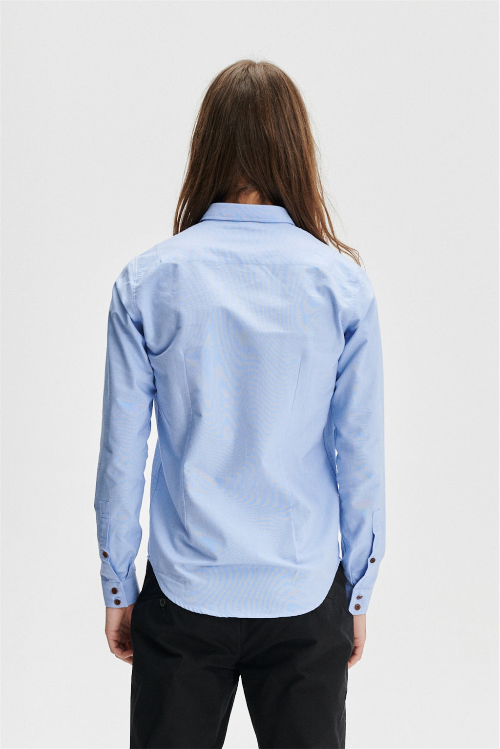 Proper Shirt in the Finest Blue Portuguese Oxford Cotton