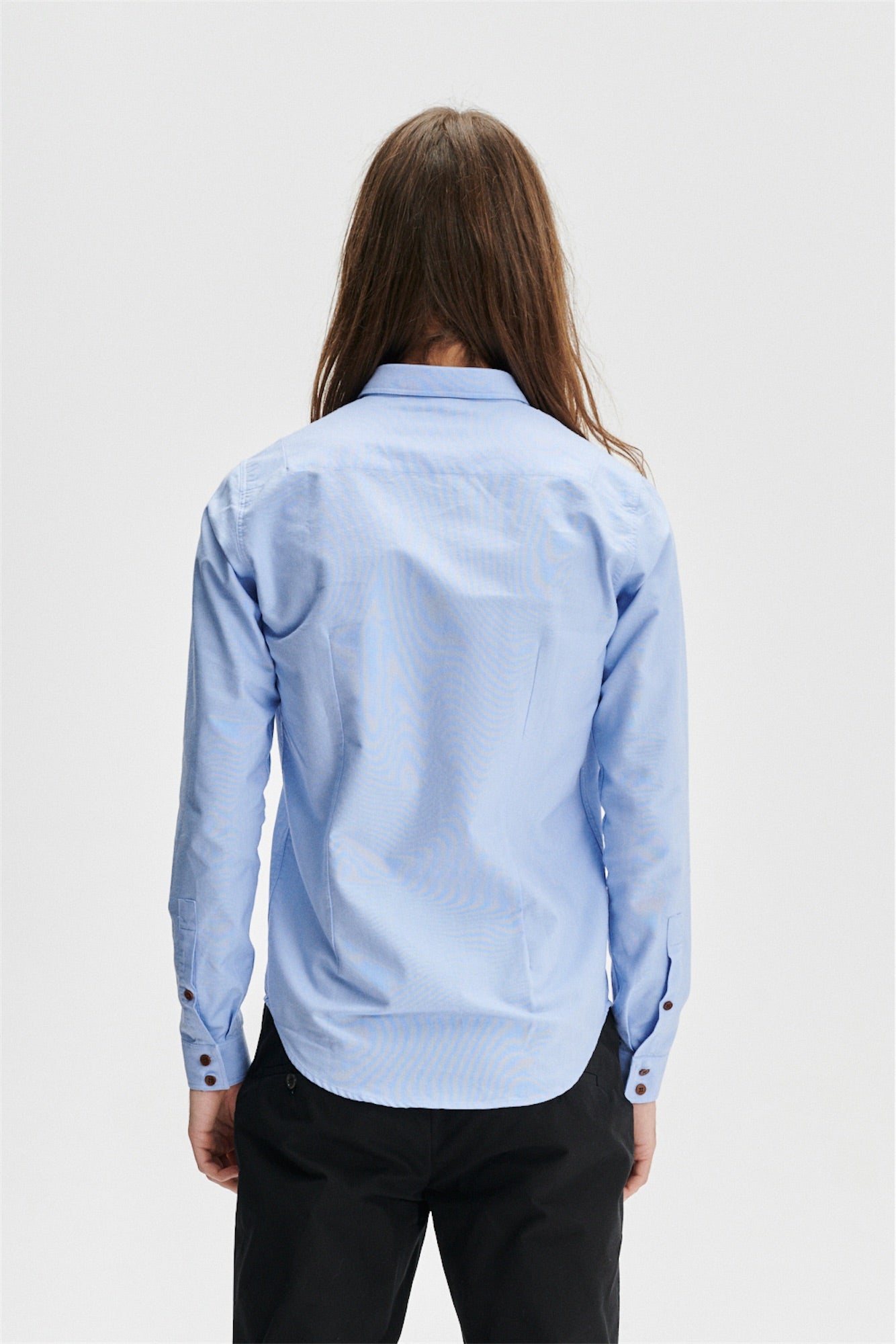 Proper Shirt in the Finest Blue Portuguese Oxford Cotton