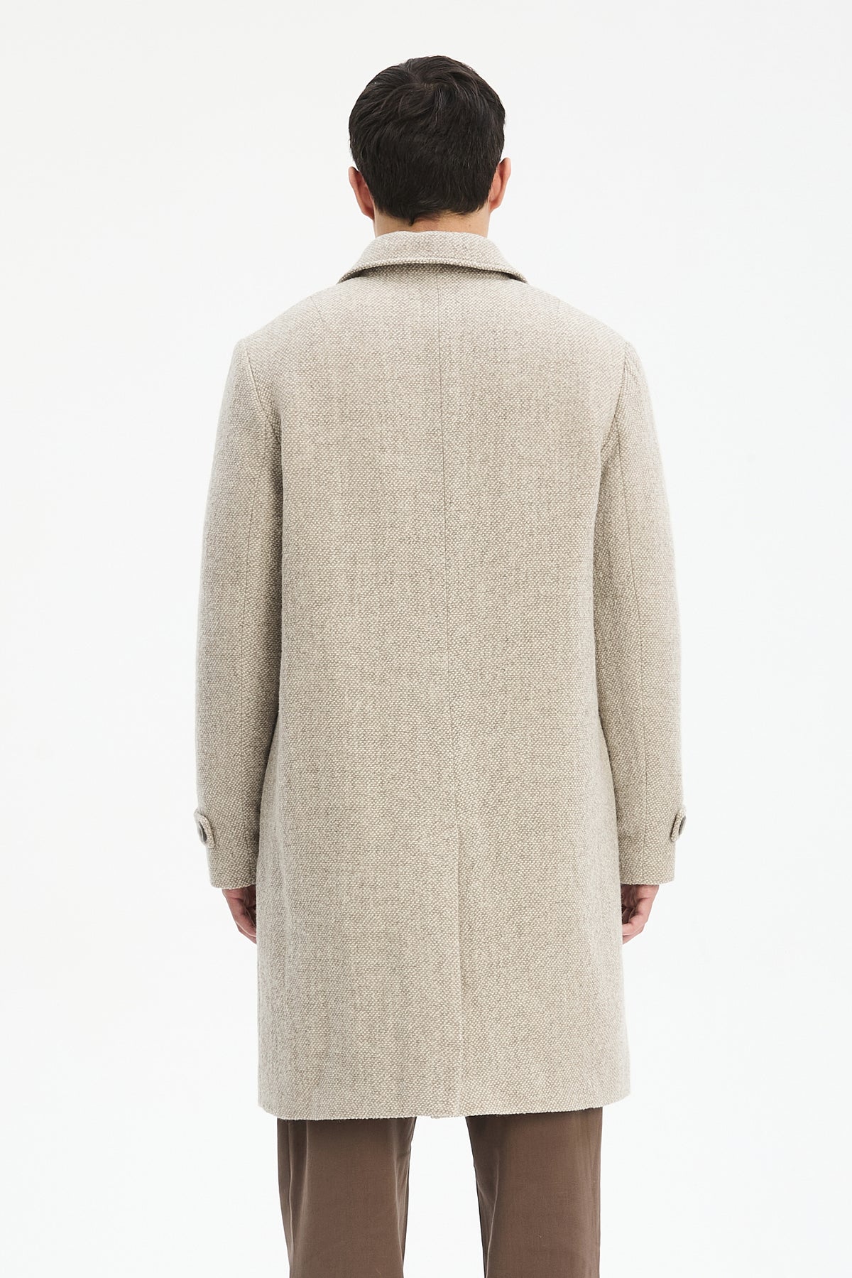 Light Winter Coat in a Japanese Wool with MEIDA Thermo Insulation
