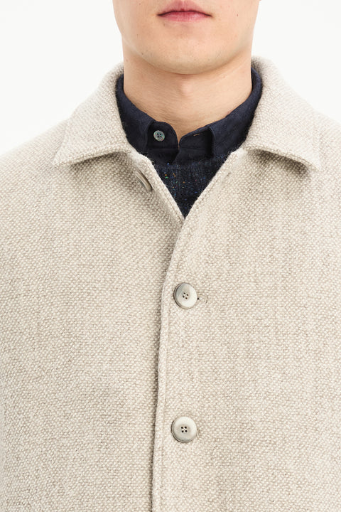 Light Winter Coat in a Japanese Wool with MEIDA Thermo Insulation